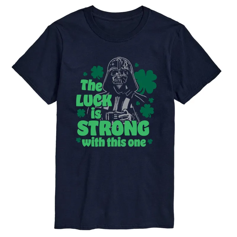Star Wars - Luck Is Strong - Men's Short Sleeve Graphic T-Shirt sold by Zulily