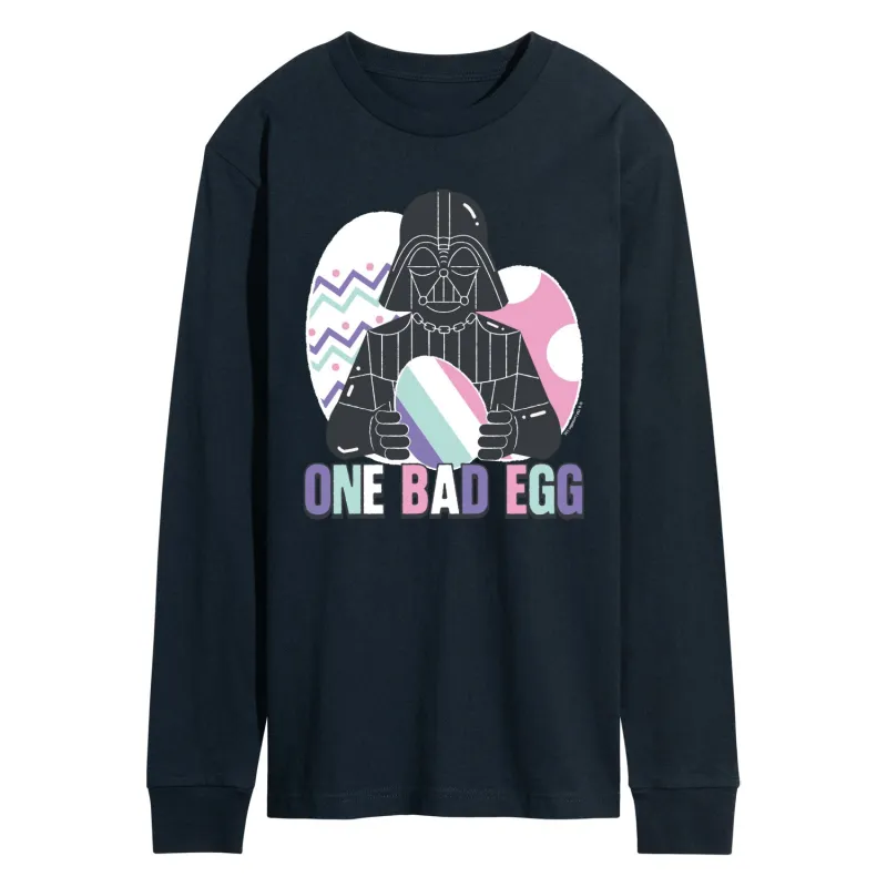 Star Wars - One Bad Egg Vader - Men's Long Sleeve Graphic T-Shirt sold by Zulily
