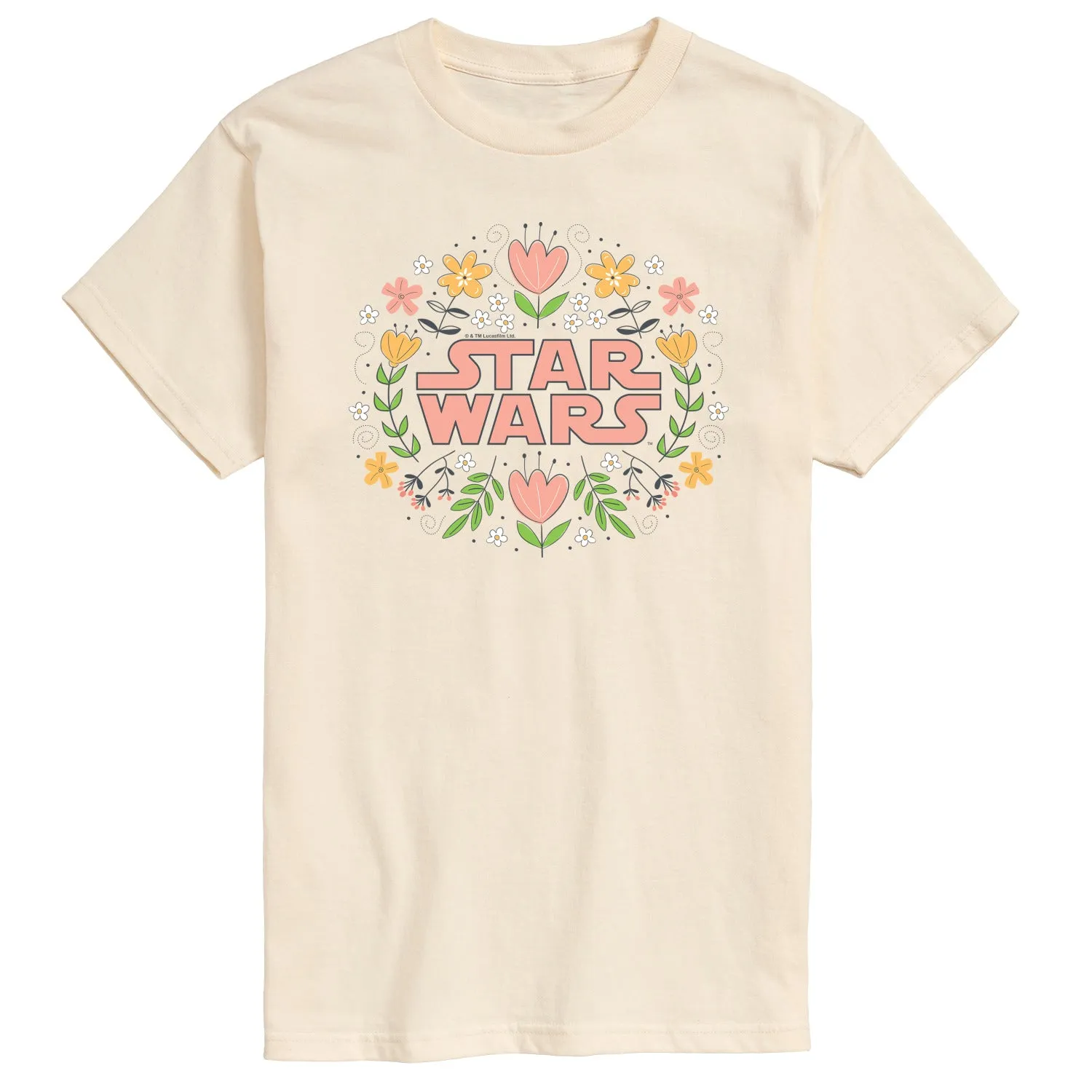 Star Wars - Spring Floral Logo - Men's Short Sleeve Graphic T-Shirt sold by Zulily product image thumbnail 2