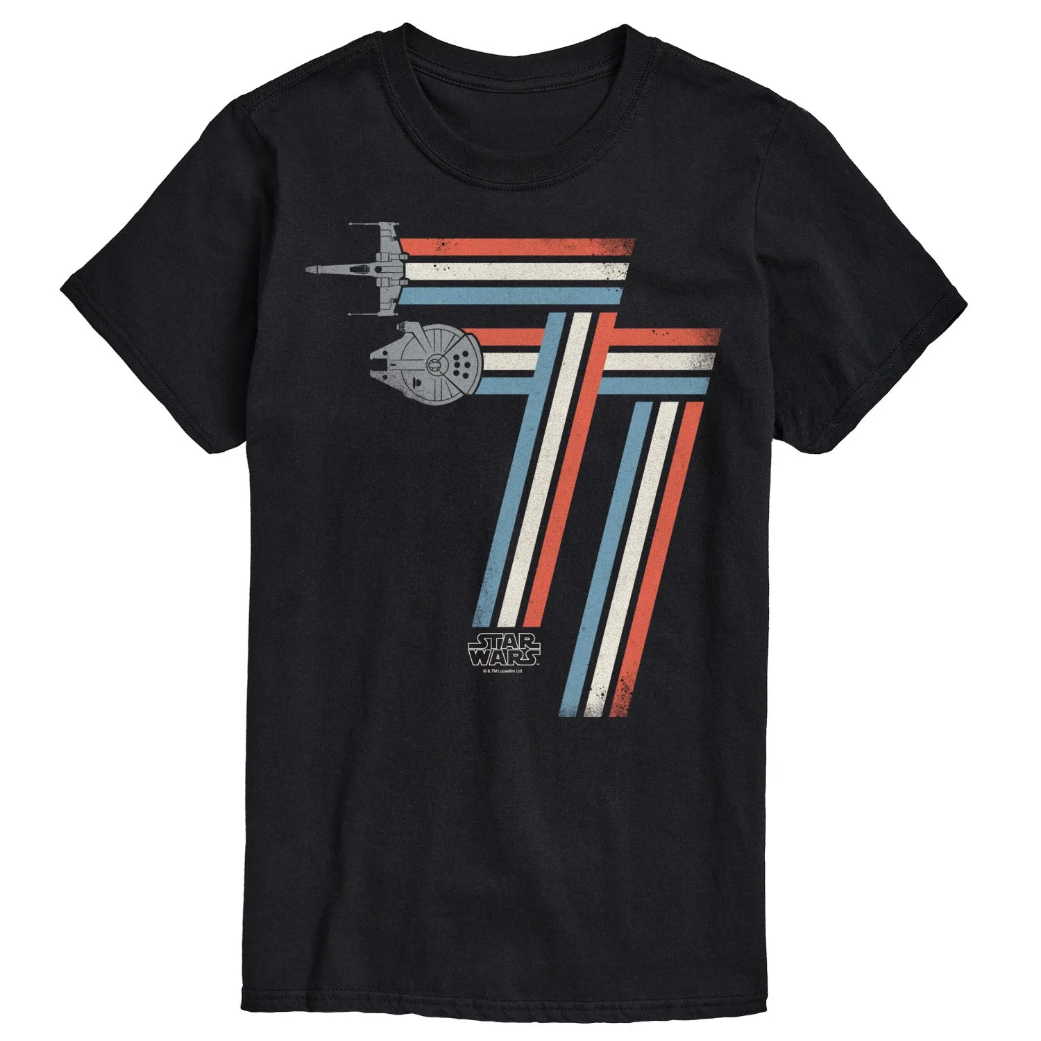 Star Wars - 77 Retro Ships - Men's Short Sleeve Graphic T-Shirt sold by Zulily product image thumbnail 2