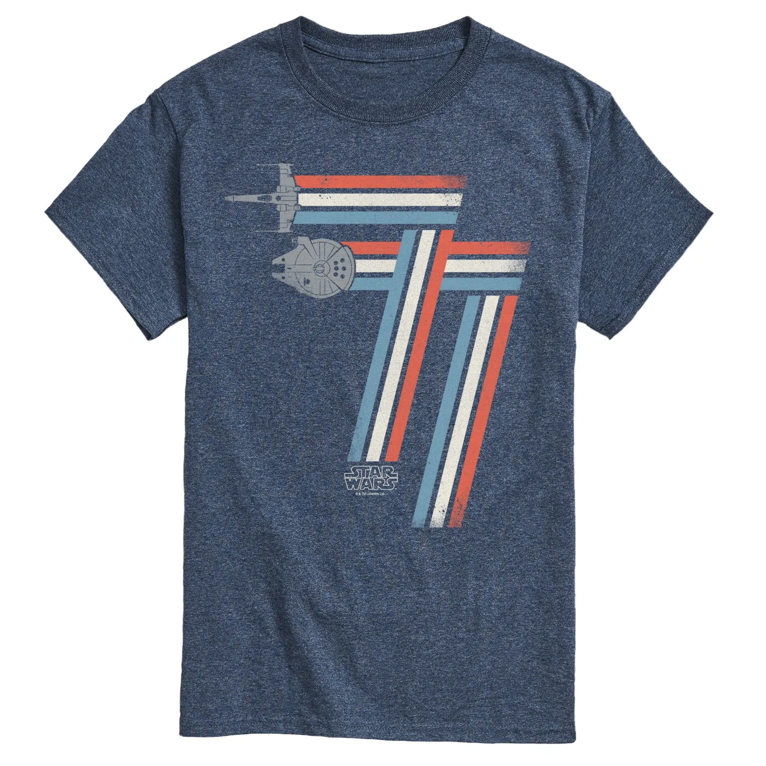 Star Wars - 77 Retro Ships - Men's Short Sleeve Graphic T-Shirt sold by Zulily product image thumbnail 3