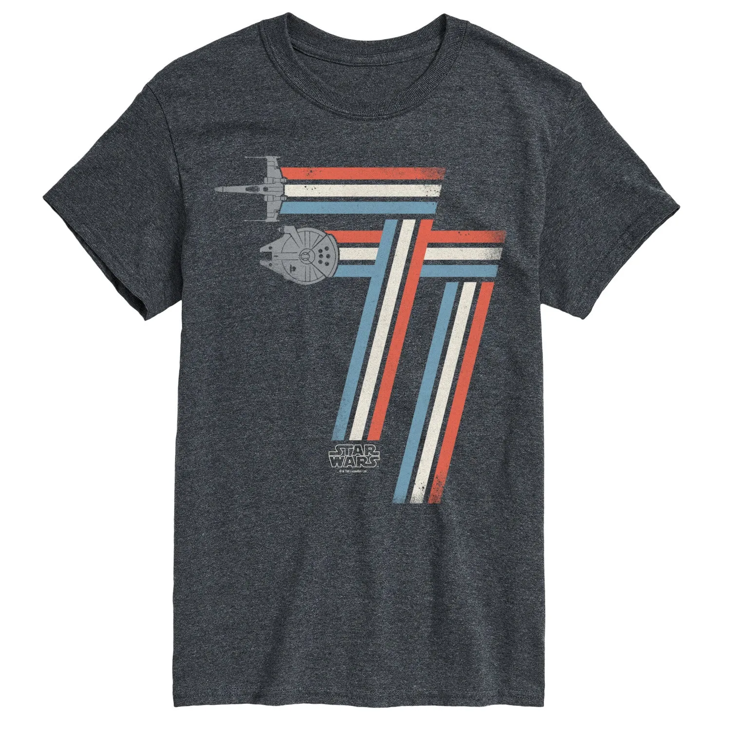 Star Wars - 77 Retro Ships - Men's Short Sleeve Graphic T-Shirt sold by Zulily product image thumbnail 4