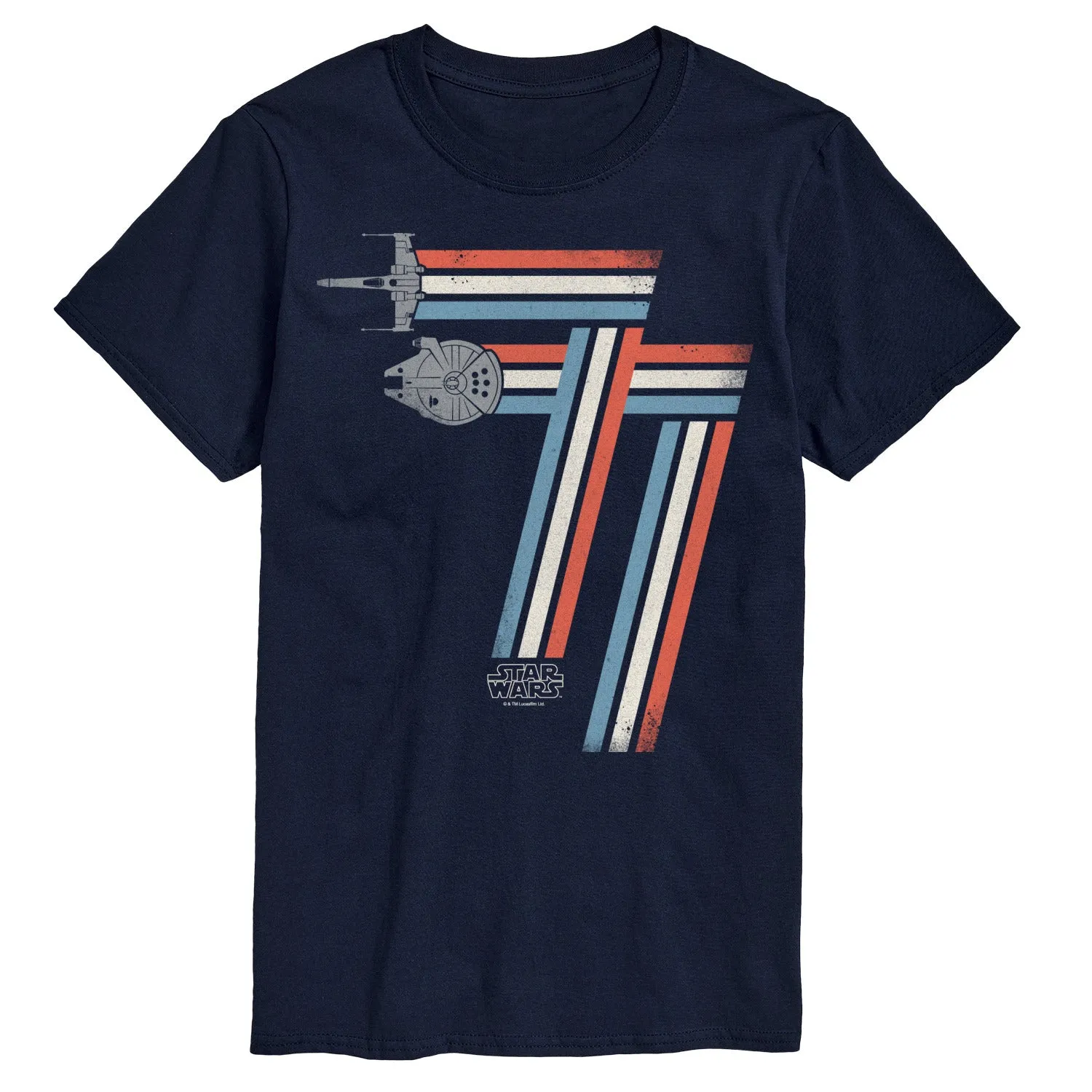 Star Wars - 77 Retro Ships - Men's Short Sleeve Graphic T-Shirt sold by Zulily