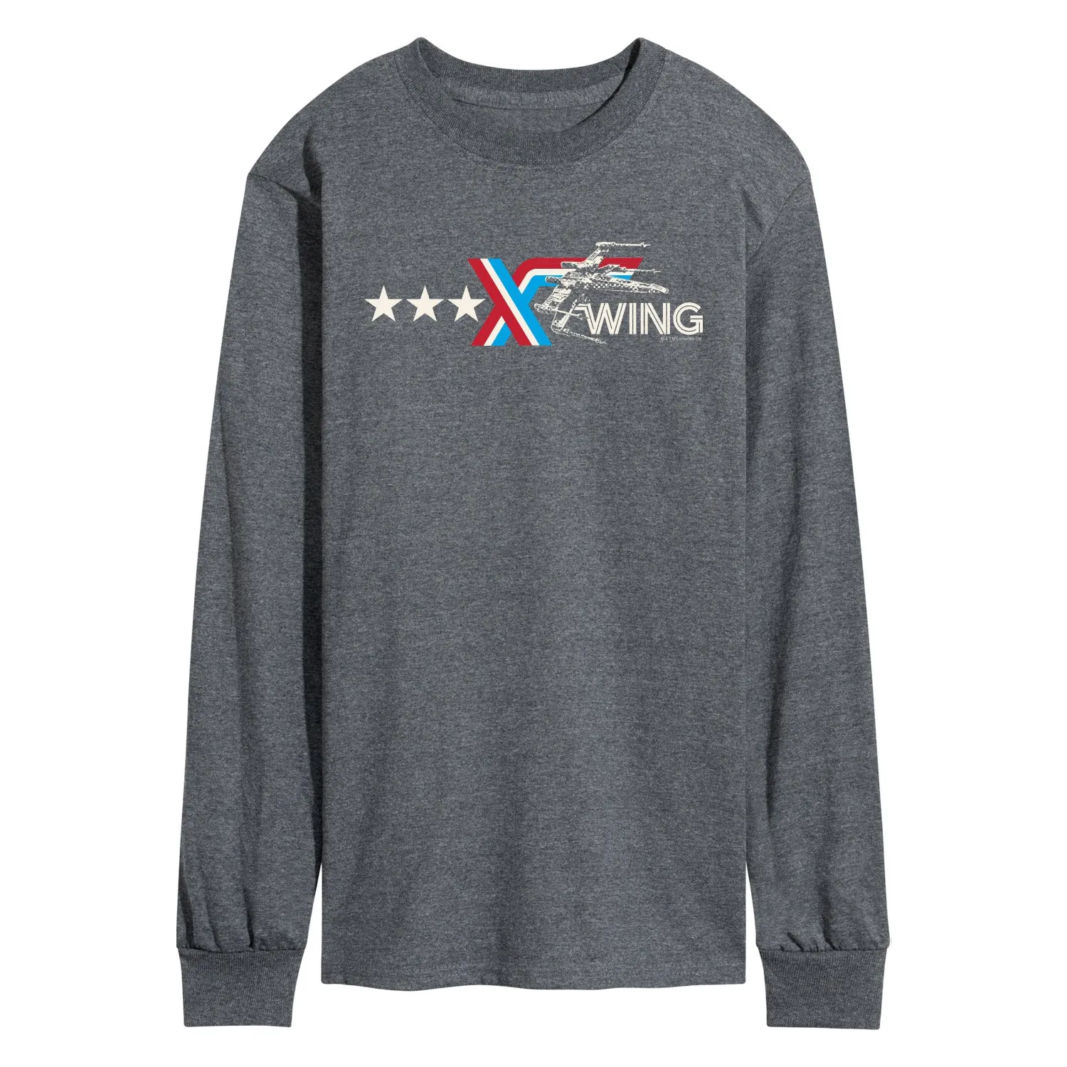 Star Wars - Americana X-Wing - Men's Long Sleeve Graphic T-Shirt sold by Zulily product image thumbnail 3