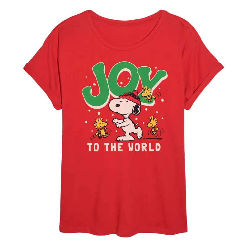 Peanuts - Snoopy Joy - Womens Oversized Graphic T-Shirt sold by Zulily