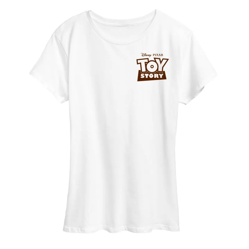 Toy Story - Sheriff Woody Show - Women's Short Sleeve Graphic T-Shirt sold by Zulily