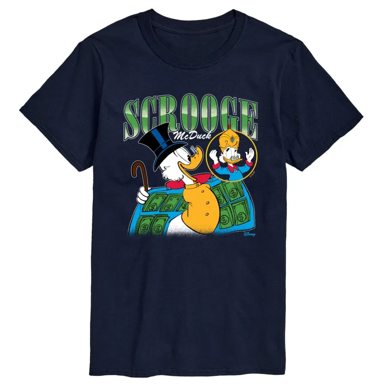 Duck Tales - Scrooge McDuck Bootleg - Men's Short Sleeve Graphic T-Shirt made by Zulily