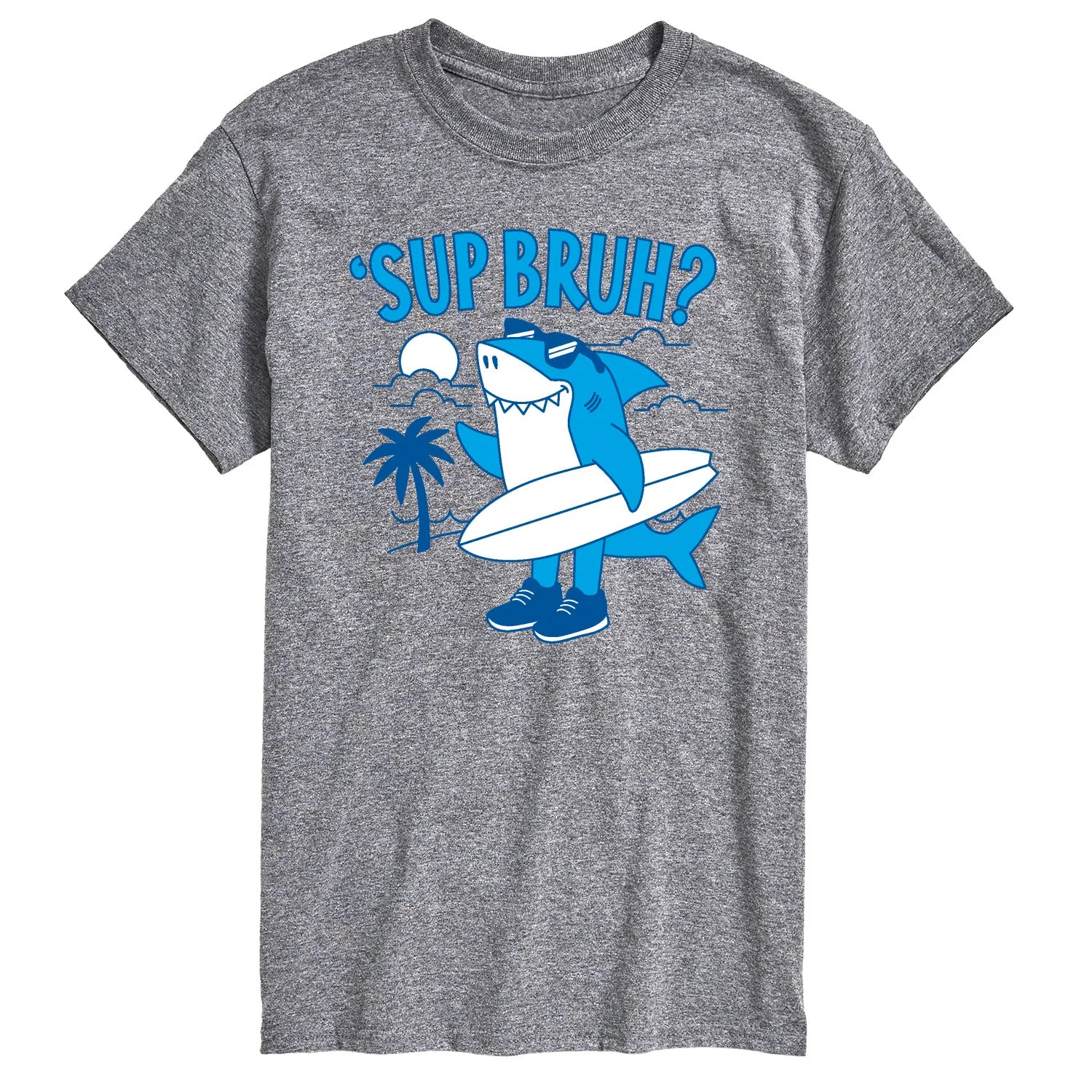 Instant Message - Sup Bruh Shark - Men's Short Sleeve Graphic T-Shirt sold by Zulily product image thumbnail 2