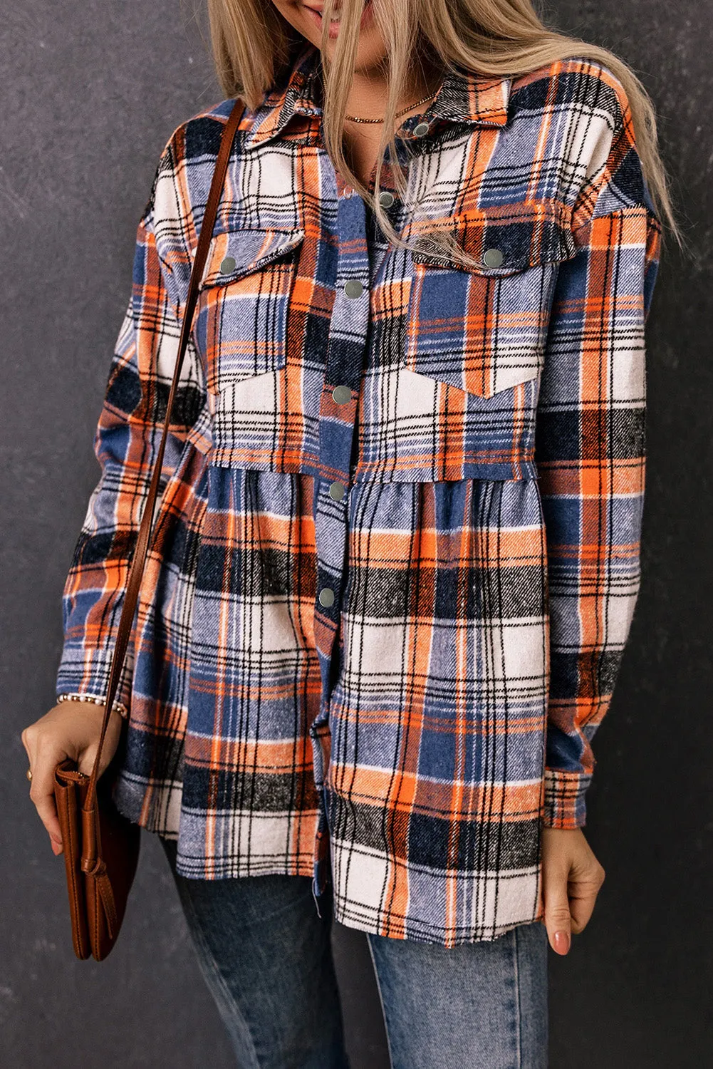 Threaded Pear Elizabeth Plaid Down Ruffled Shirt sold by Zulily product image thumbnail 3