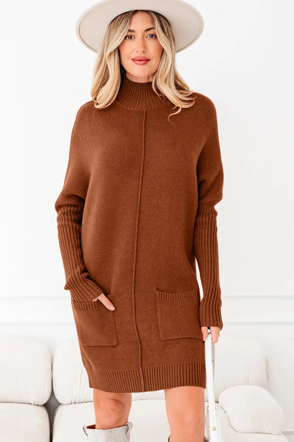 Threaded Pear Mia Center Seam Shift Sweater sold by Zulily