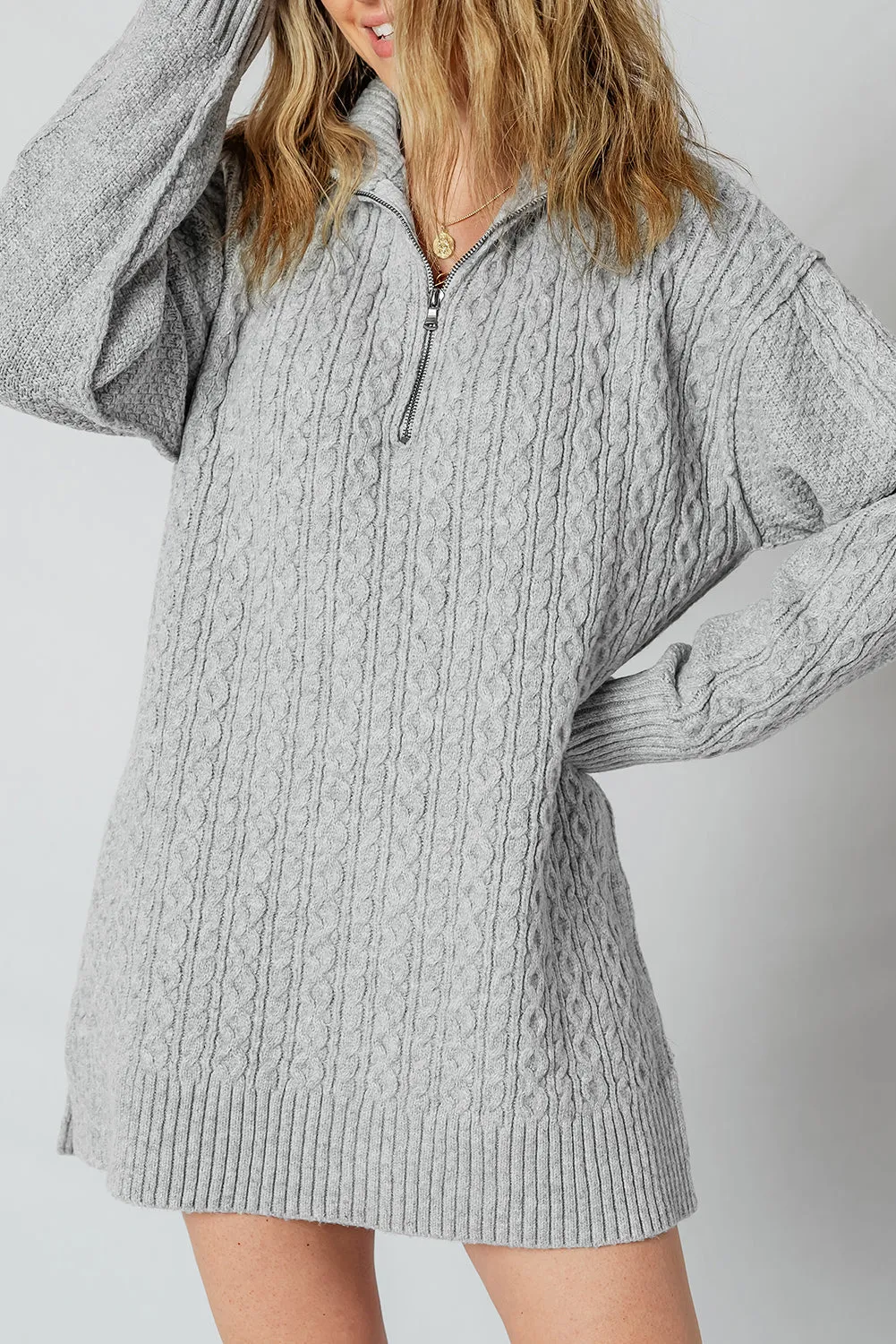 Threaded Pear Sofia Ribbed Trim Loose Sweater sold by Zulily product image thumbnail 3