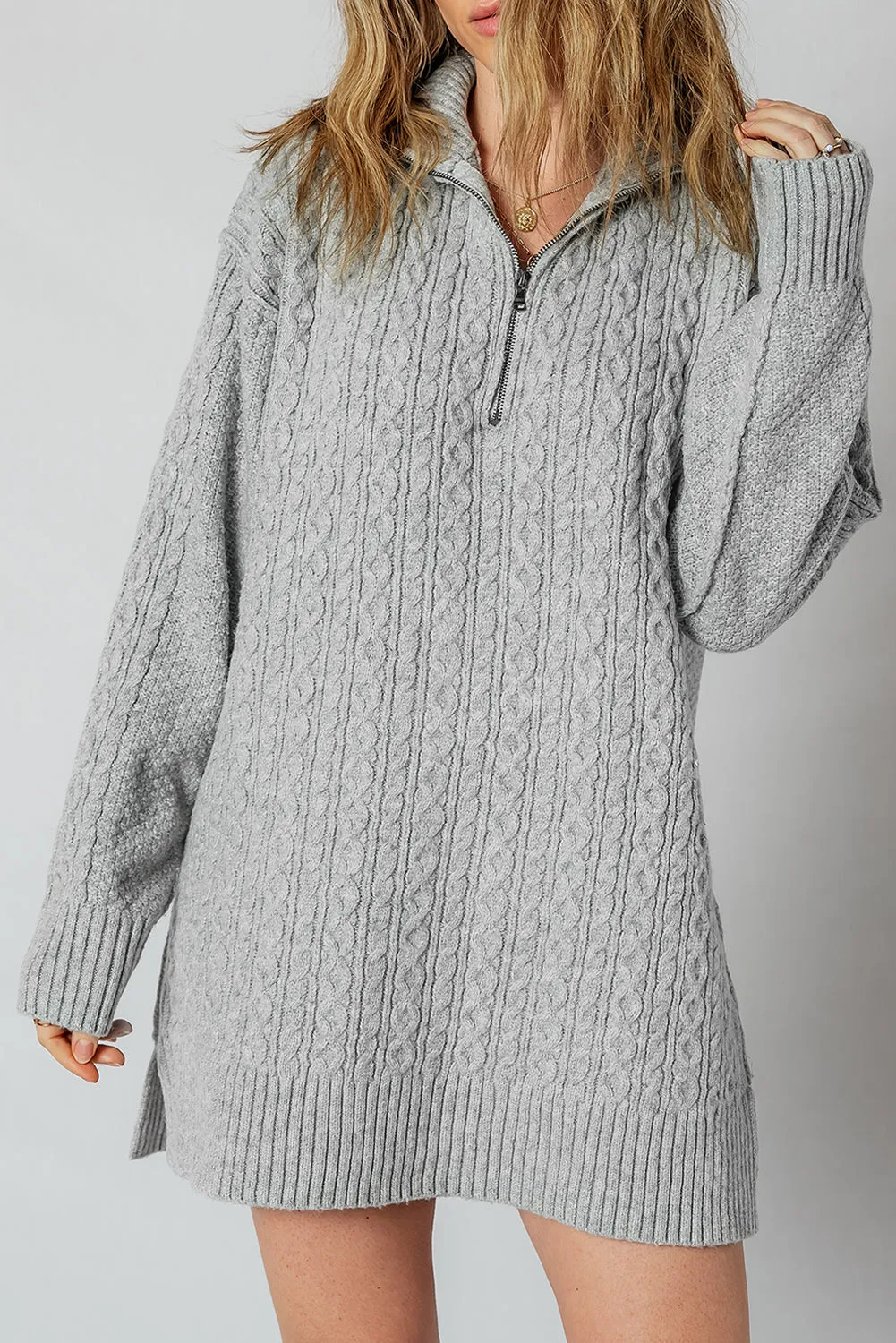 Threaded Pear Sofia Ribbed Trim Loose Sweater sold by Zulily