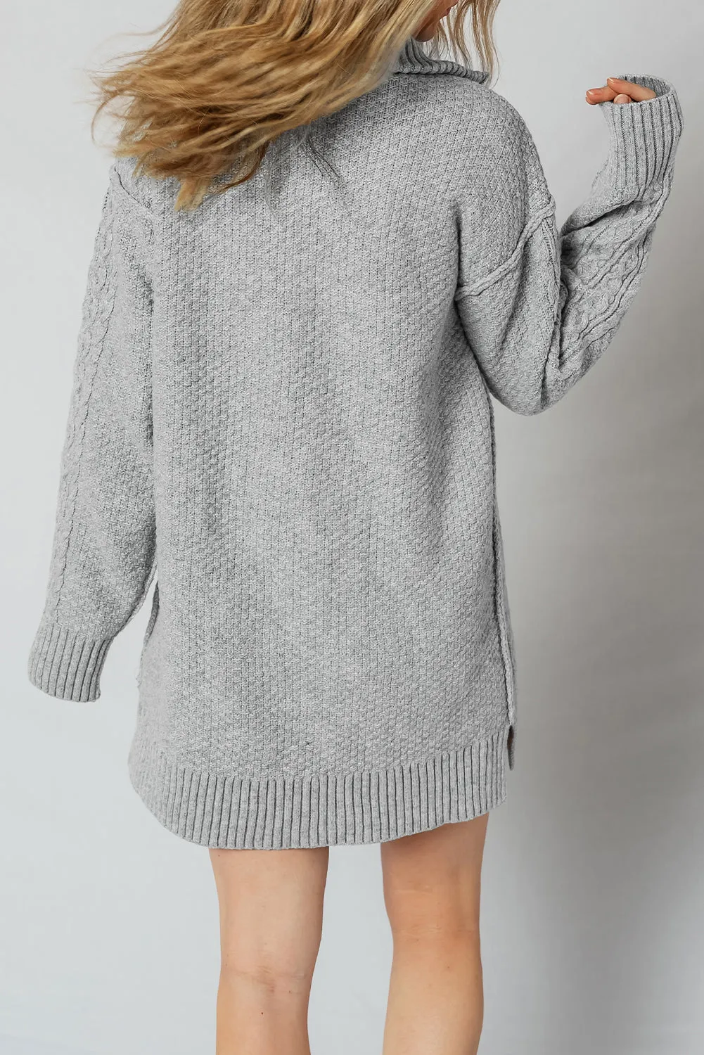 Threaded Pear Sofia Ribbed Trim Loose Sweater sold by Zulily product image thumbnail 5
