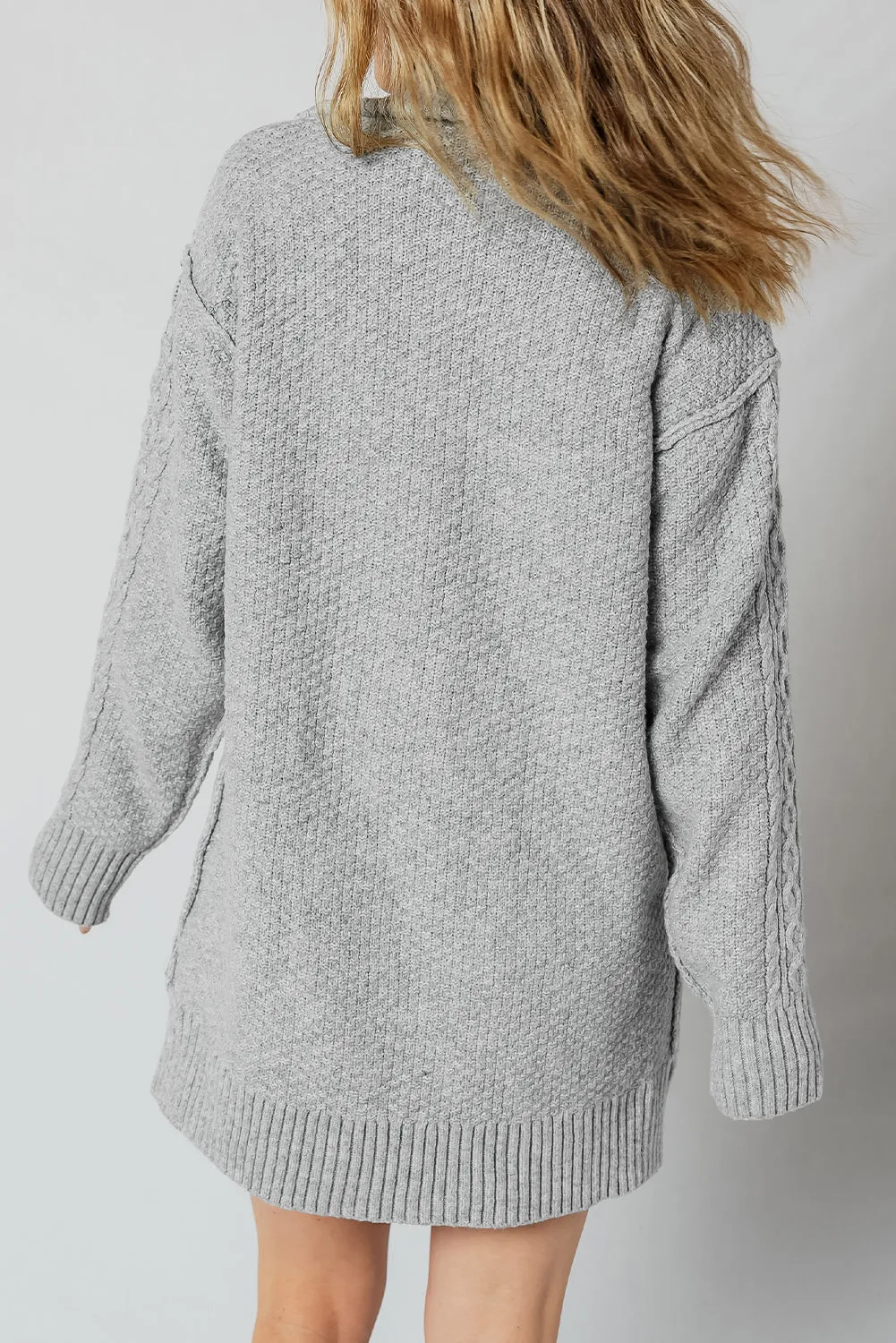 Threaded Pear Sofia Ribbed Trim Loose Sweater sold by Zulily product image thumbnail 2