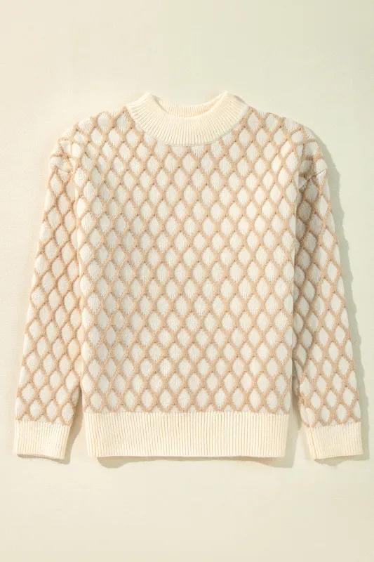 Threaded Pear Ella Drop Shoulder Loose Sweater sold by Zulily