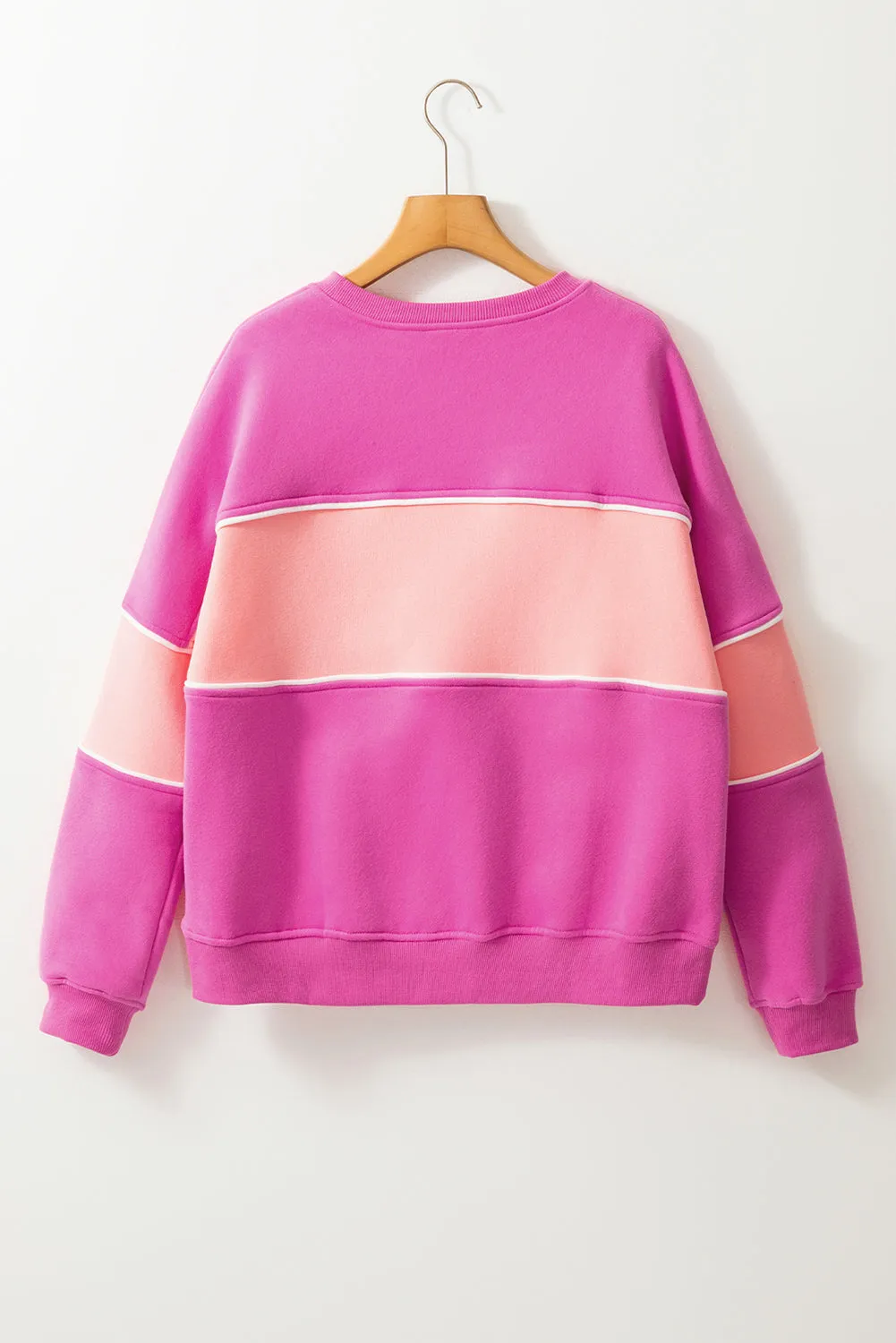 Threaded Pear Harper Shoulder Ribbed Trim Sweatshirt sold by Zulily product image thumbnail 2
