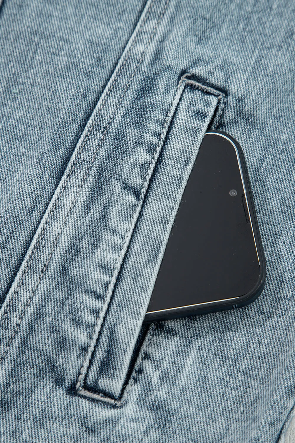 Threaded Pear Evelyn Flap Frayed Detail Vest sold by Zulily product image thumbnail 5