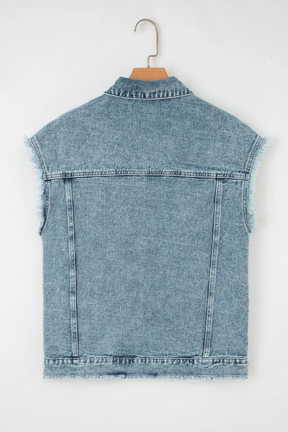 Threaded Pear Evelyn Flap Frayed Detail Vest sold by Zulily product image thumbnail 2