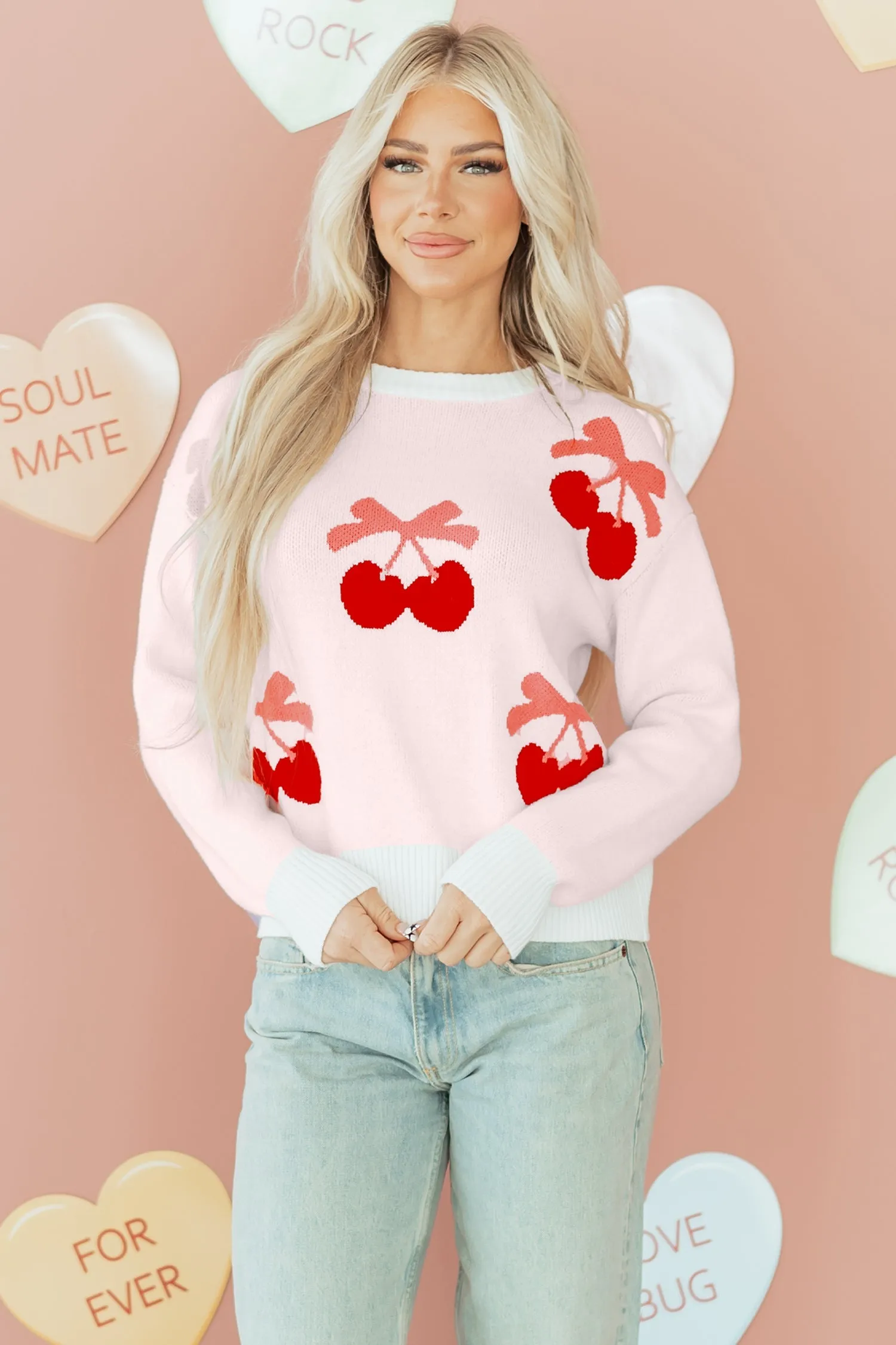 Threaded Pear Nevaeh Pattern Drop Shoulder Sweater sold by Zulily product image thumbnail 5