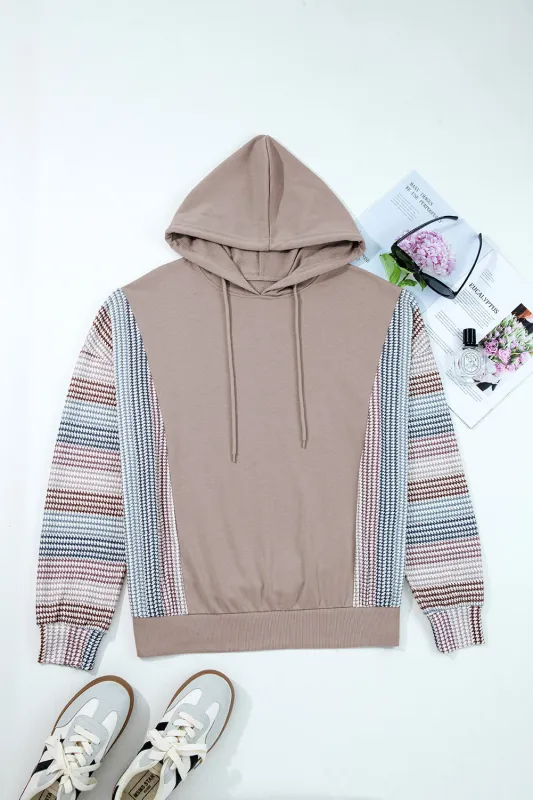 Threaded Pear Anaya Colorblock Patchwork Baggy Hoodie sold by Zulily