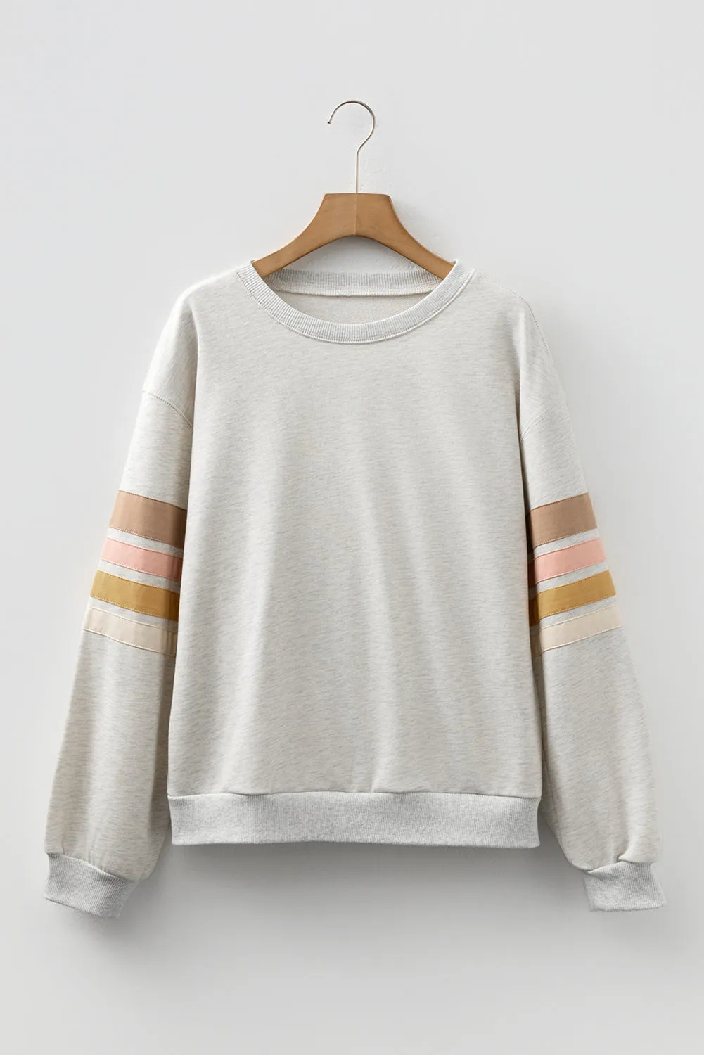 Threaded Pear Maci Patchwork Drop Shoulder Sweatshirt sold by Zulily