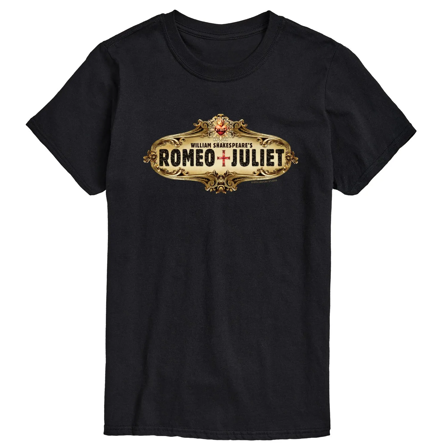 William Shakespeare’s Romeo + Juliet - Gold Logo - Men's Short Sleeve Graphic T-Shirt sold by Zulily product image thumbnail 4