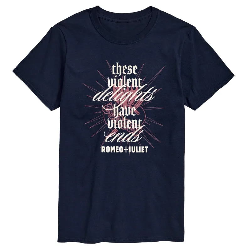 William Shakespeare’s Romeo + Juliet - Violent Delights - Men's Short Sleeve Graphic T-Shirt made by Zulily