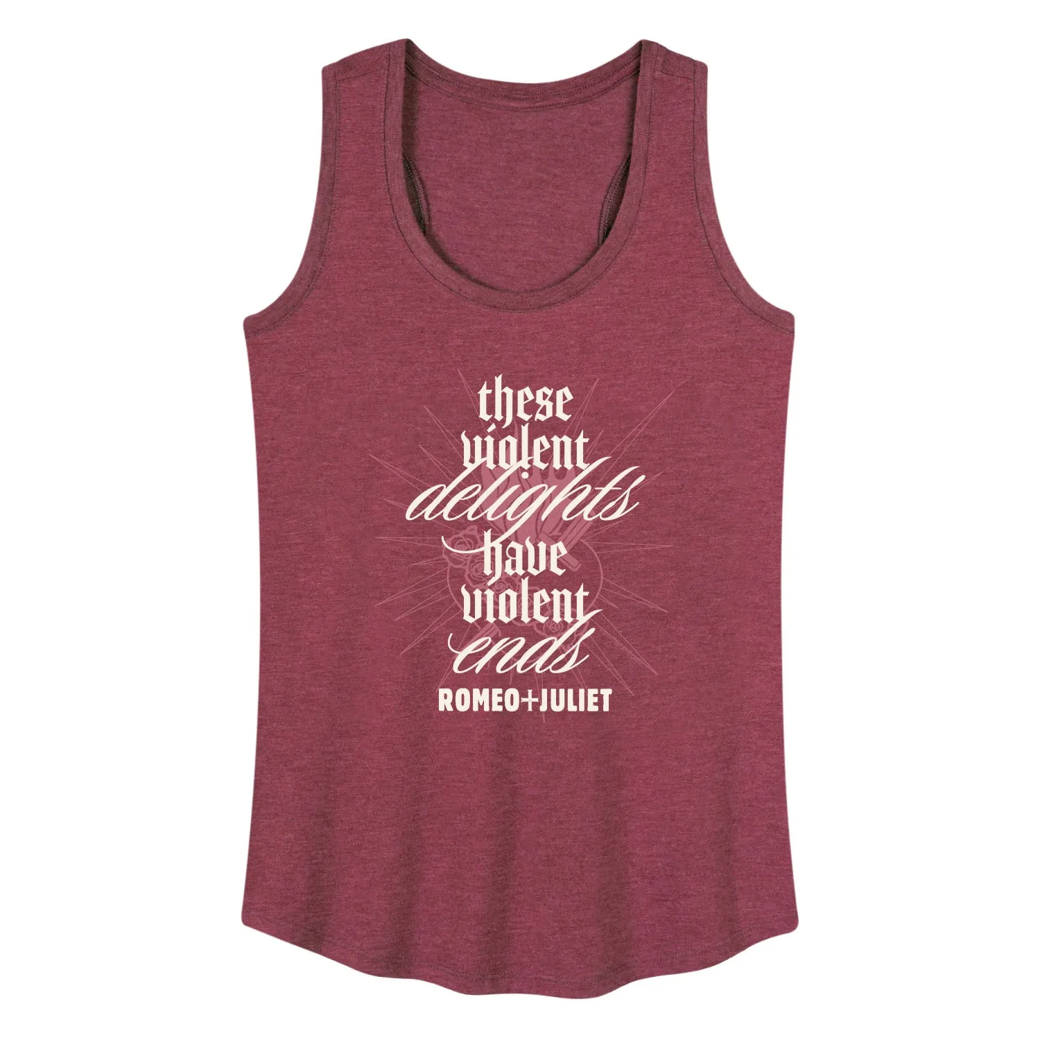 William Shakespeare’s Romeo + Juliet - Violent Delights - Women's Racerback Tank sold by Zulily