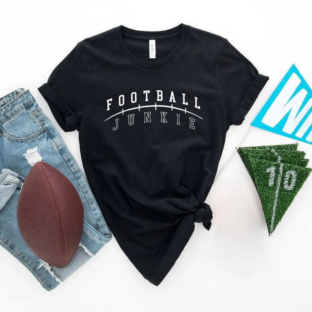 Football Junkie Short Sleeve Tee sold by Zulily