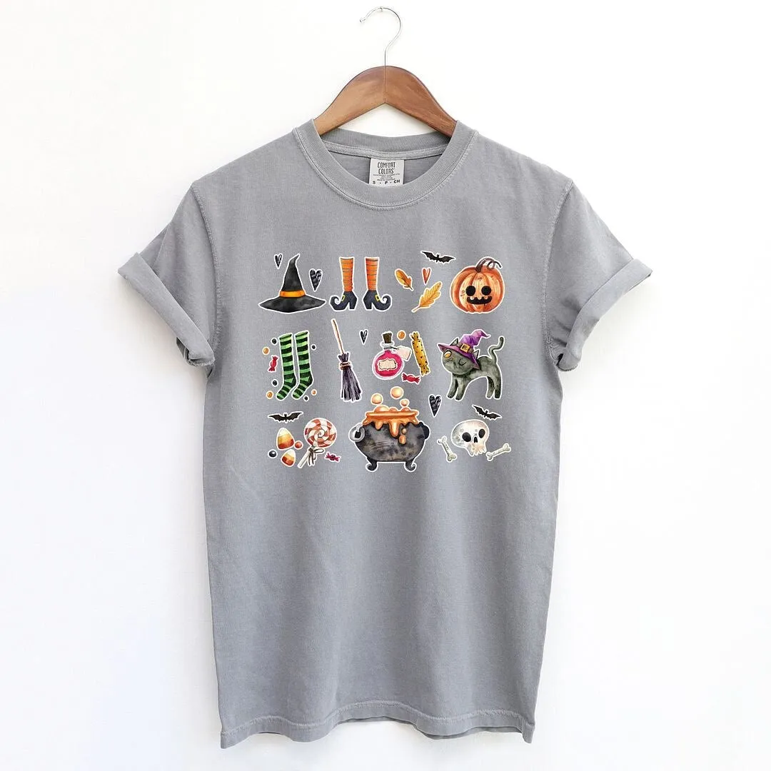 Witch Collage Garment Dyed Tee sold by Zulily
