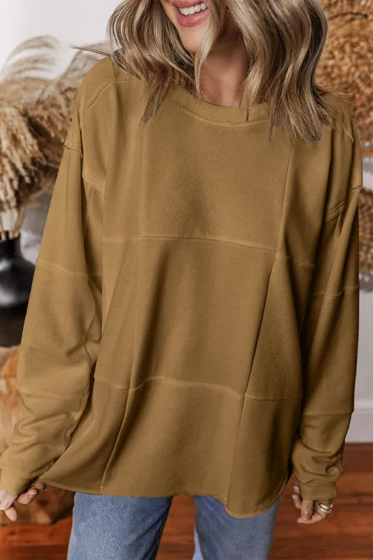 Threaded Pear Ava Drop Shoulder Baggy Sweatshirt sold by Zulily