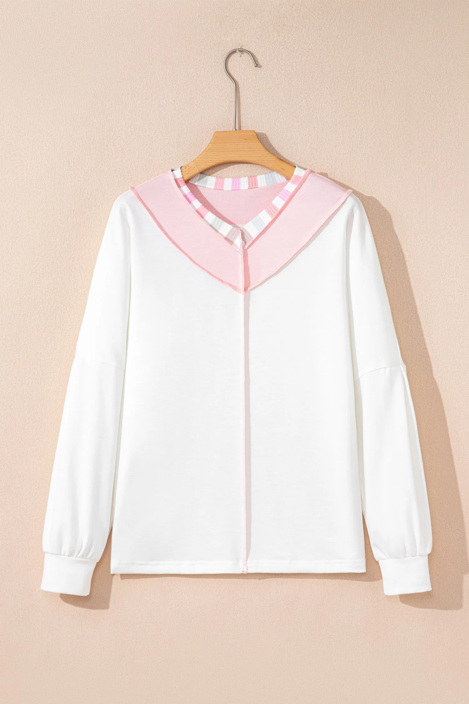 Threaded Pear Promise Color Block Loose Long Sleeve Top sold by Zulily