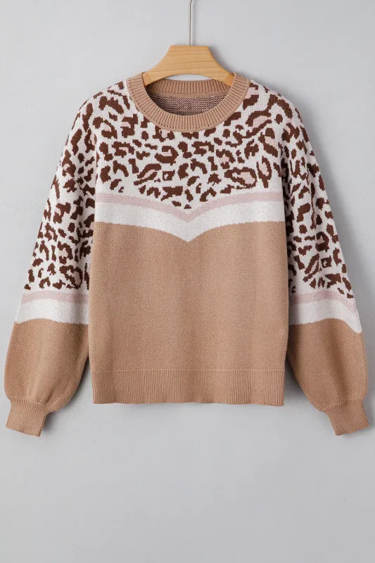 Threaded Pear Eliana Block Knit Baggy Sweater sold by Zulily