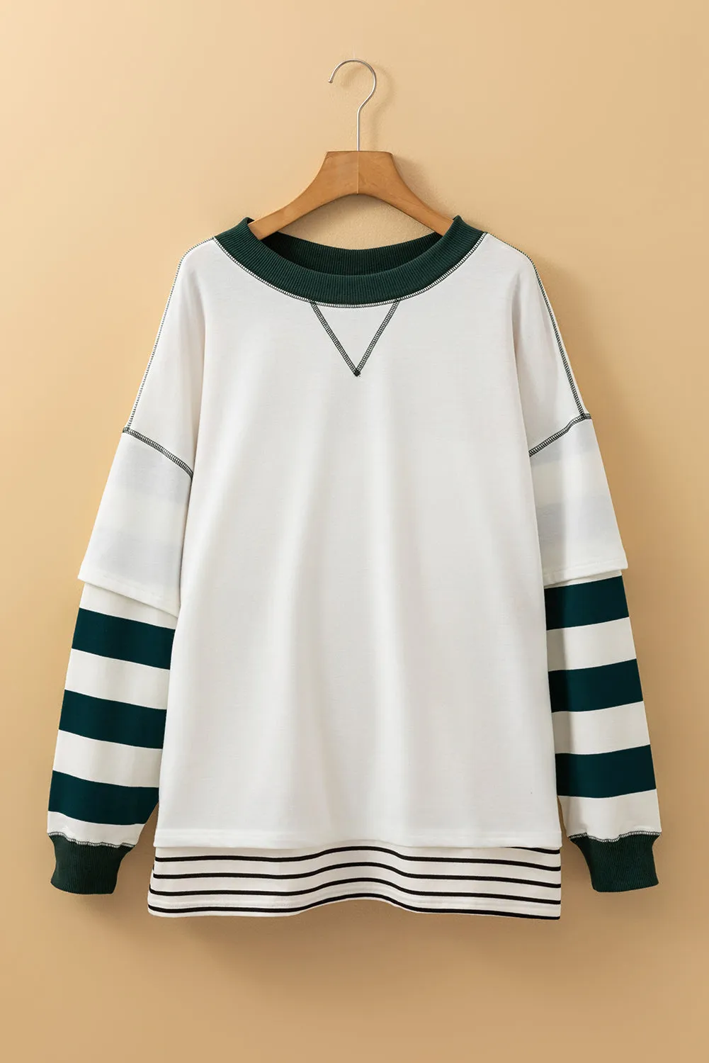 Threaded Pear Janiyah Fake 2 Piece Sweatshirt sold by Zulily product image thumbnail 3