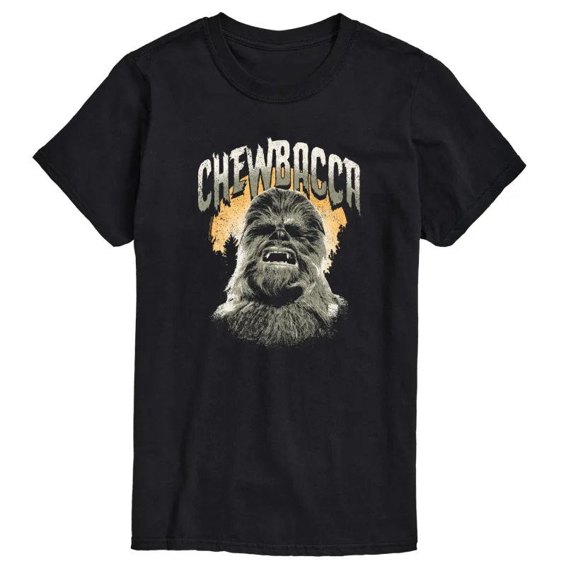 Star Wars - Chewbacca Horror Poster - Men's Short Sleeve Graphic T-Shirt made by Star Wars