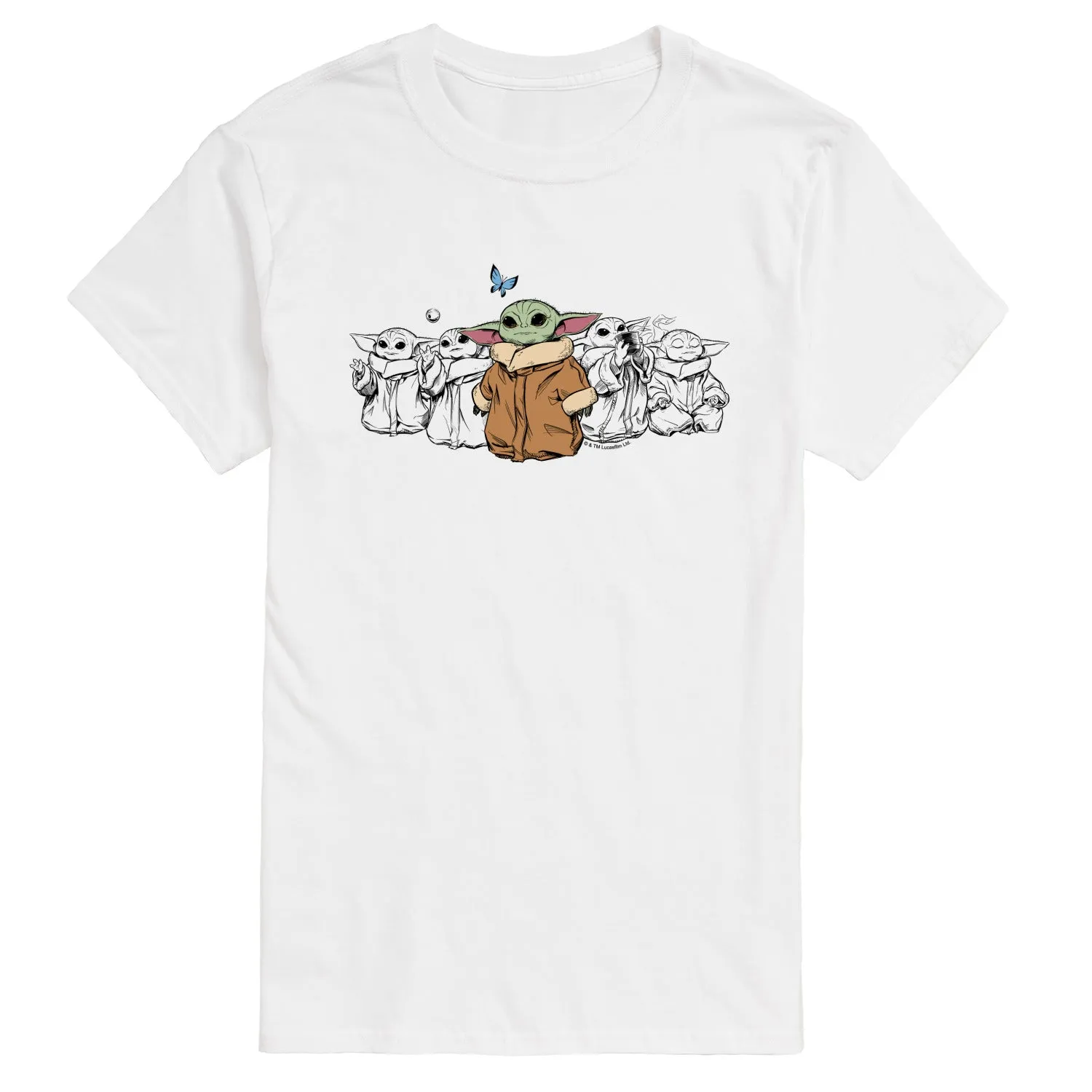 The Mandalorian - Grogu Multi - Men's Short Sleeve Graphic T-Shirt sold by Zulily product image thumbnail 3