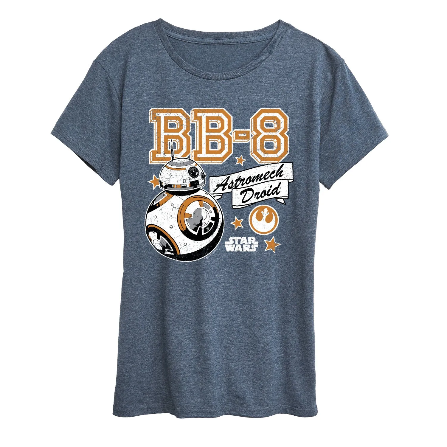 Star Wars: The Force Awakens - BB-8 Astromech Droid - Women's Short Sleeve Graphic T-Shirt sold by Zulily product image thumbnail 4