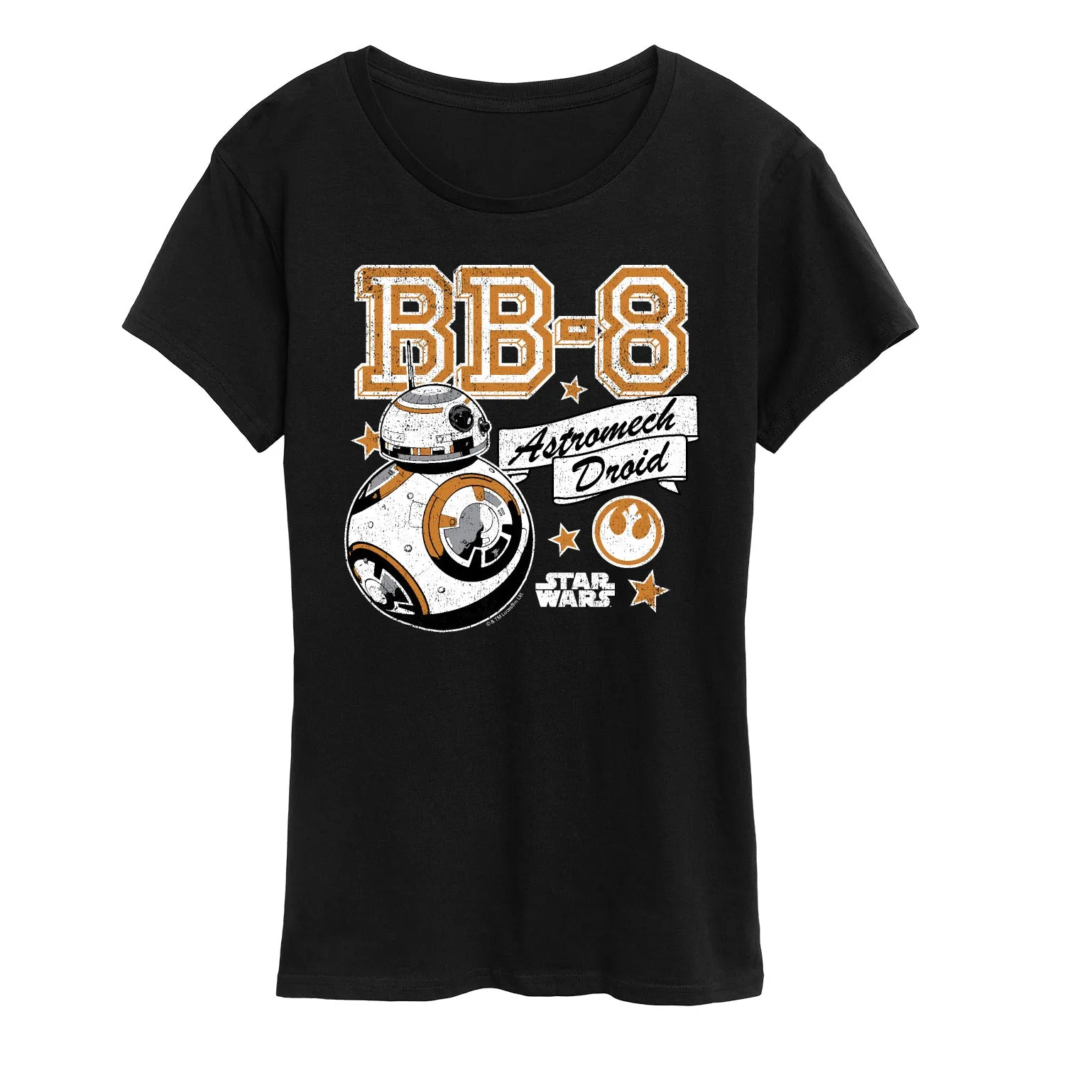 Star Wars: The Force Awakens - BB-8 Astromech Droid - Women's Short Sleeve Graphic T-Shirt sold by Zulily product image thumbnail 2