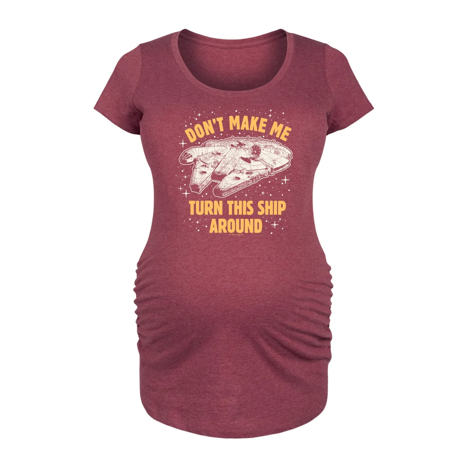Star Wars - Turn This Around - Women's Maternity Scoop Neck Graphic T-Shirt sold by Zulily product image thumbnail 3