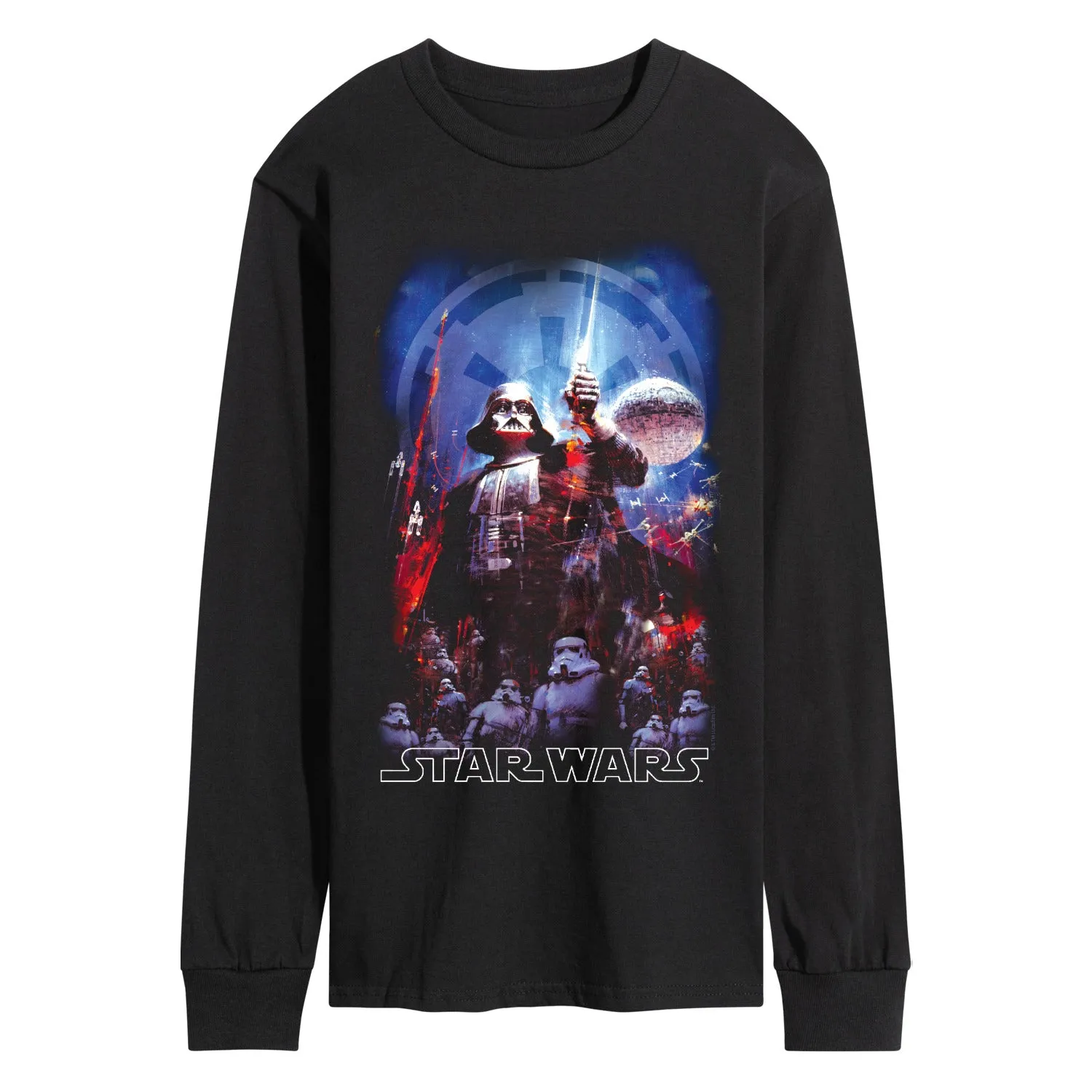 Star Wars - Classic Poster - Men's Long Sleeve Graphic T-Shirt sold by Zulily