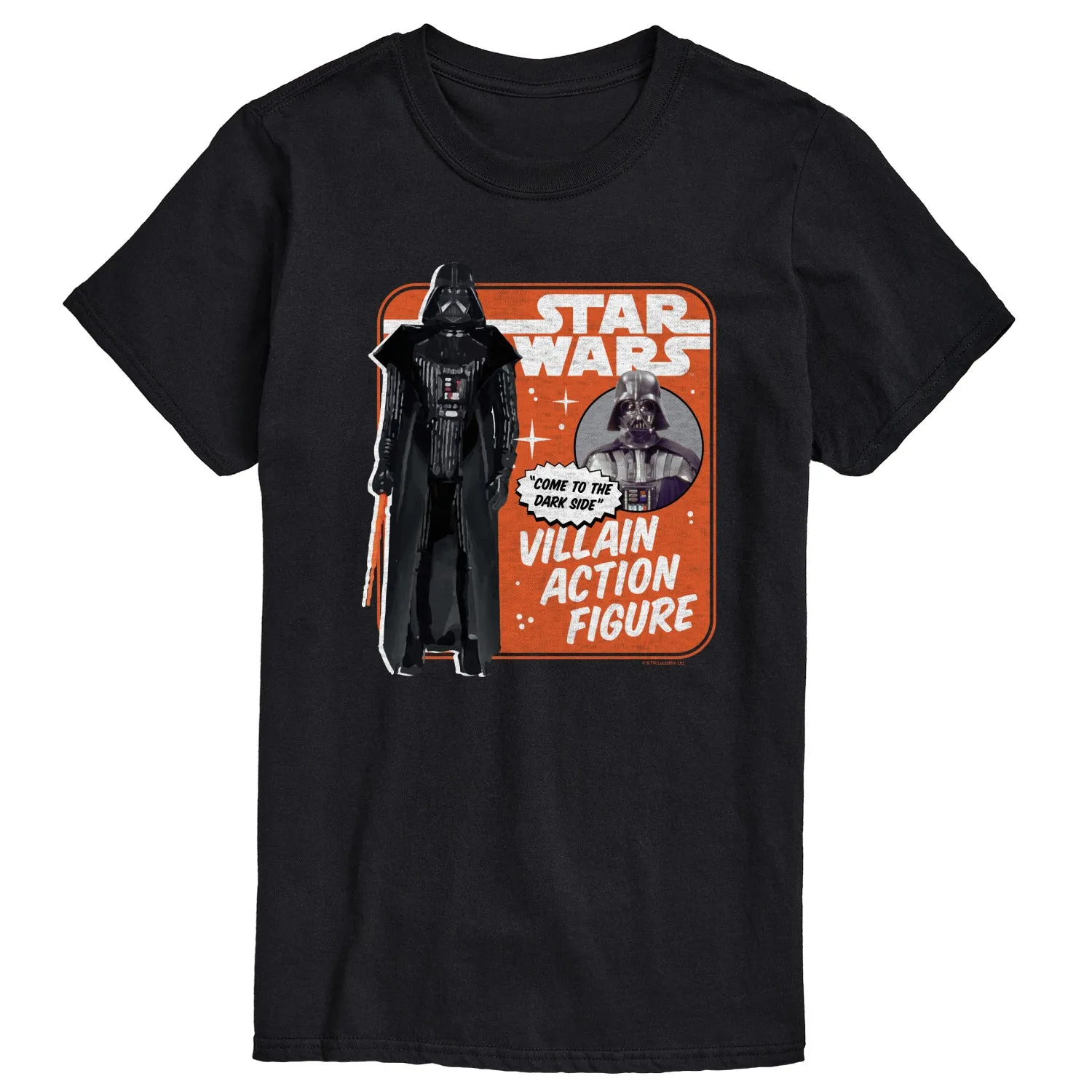 Star Wars - Vader Action Figure - Men's Short Sleeve Graphic T-Shirt sold by Zulily
