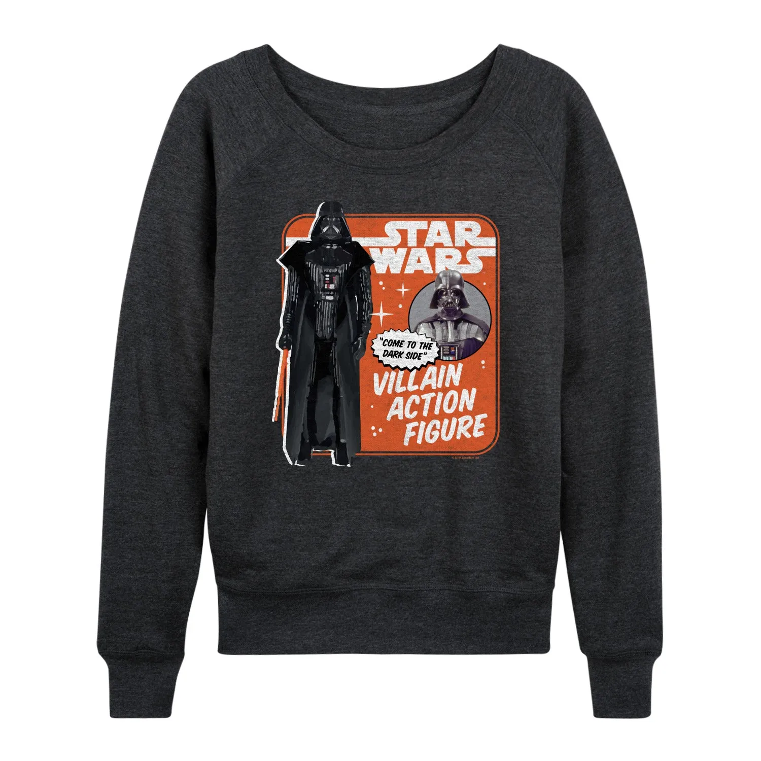 Star Wars - Vader Action Figure - Women's French Terry Long Sleeve Pullover sold by Zulily product image thumbnail 4