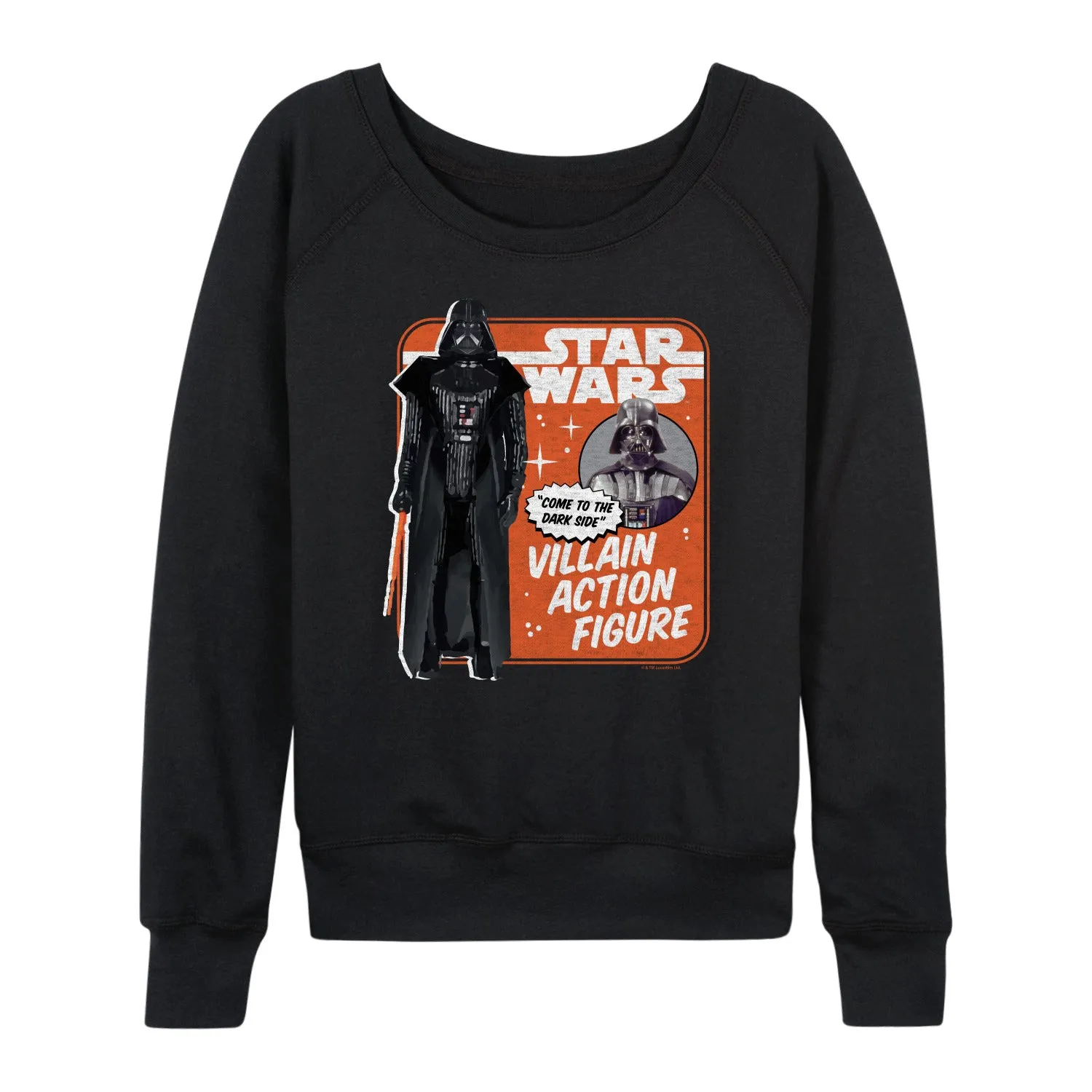 Star Wars - Vader Action Figure - Women's French Terry Long Sleeve Pullover sold by Zulily product image thumbnail 3