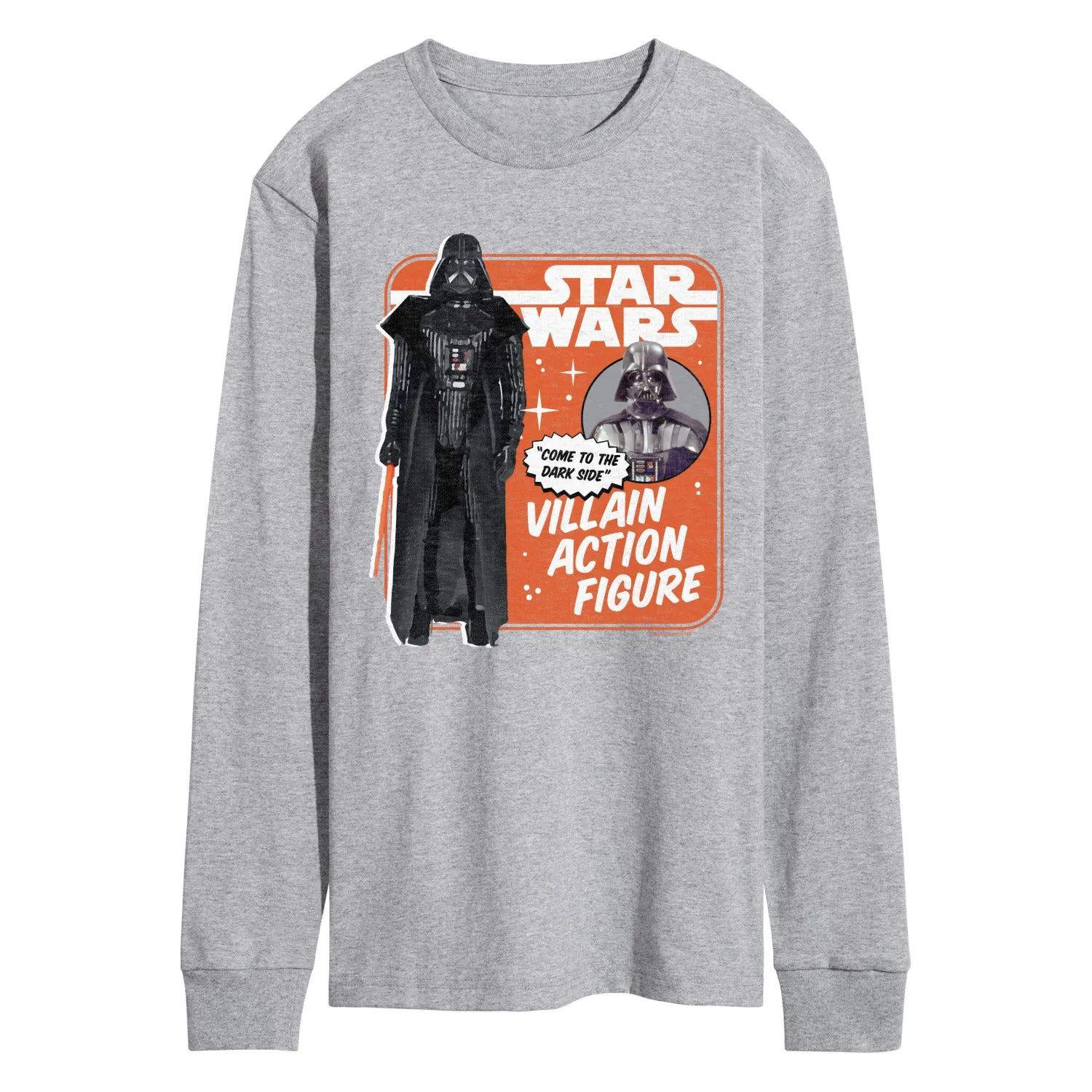 Star Wars - Vader Action Figure - Men's Long Sleeve Graphic T-Shirt sold by Zulily product image thumbnail 2