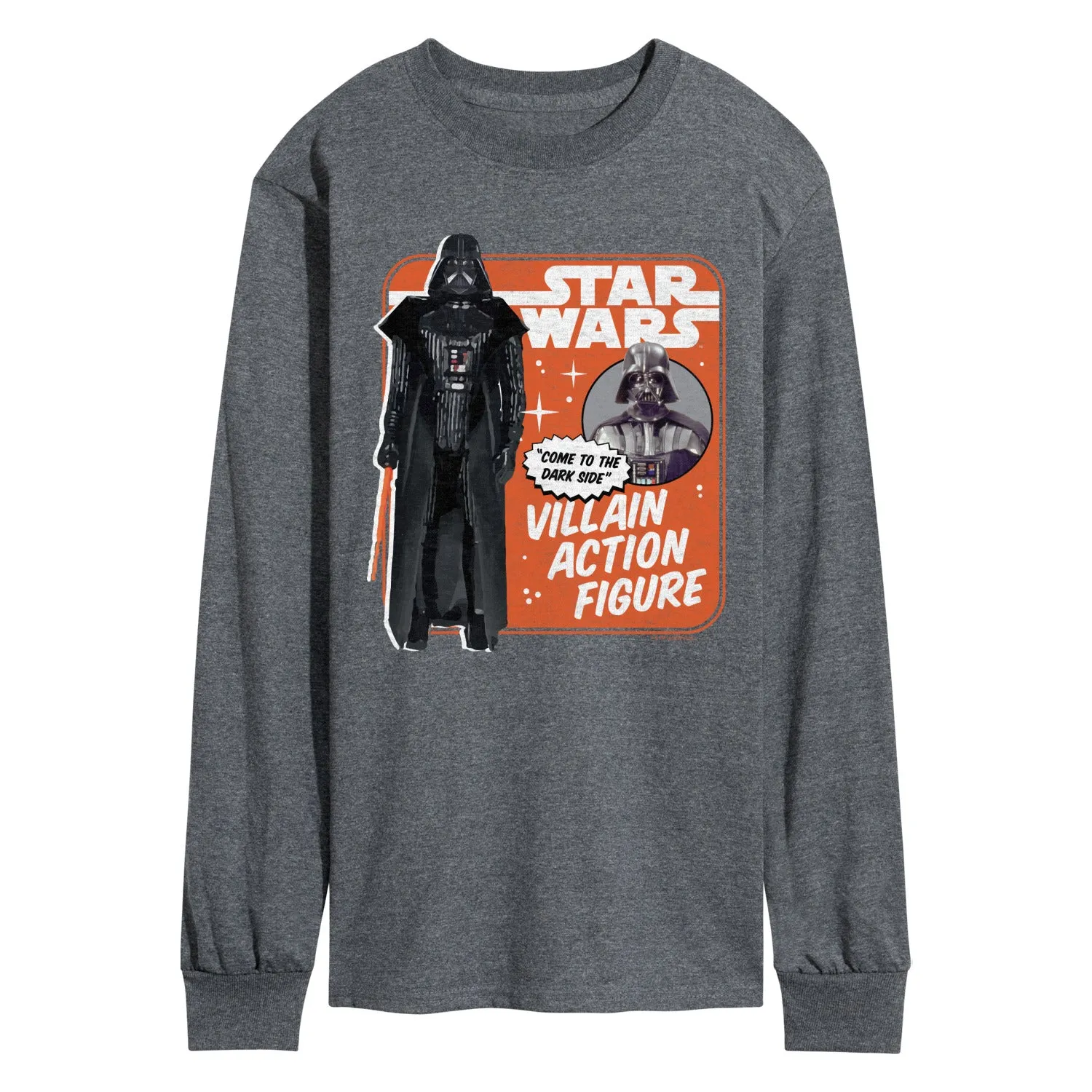 Star Wars - Vader Action Figure - Men's Long Sleeve Graphic T-Shirt sold by Zulily product image thumbnail 4