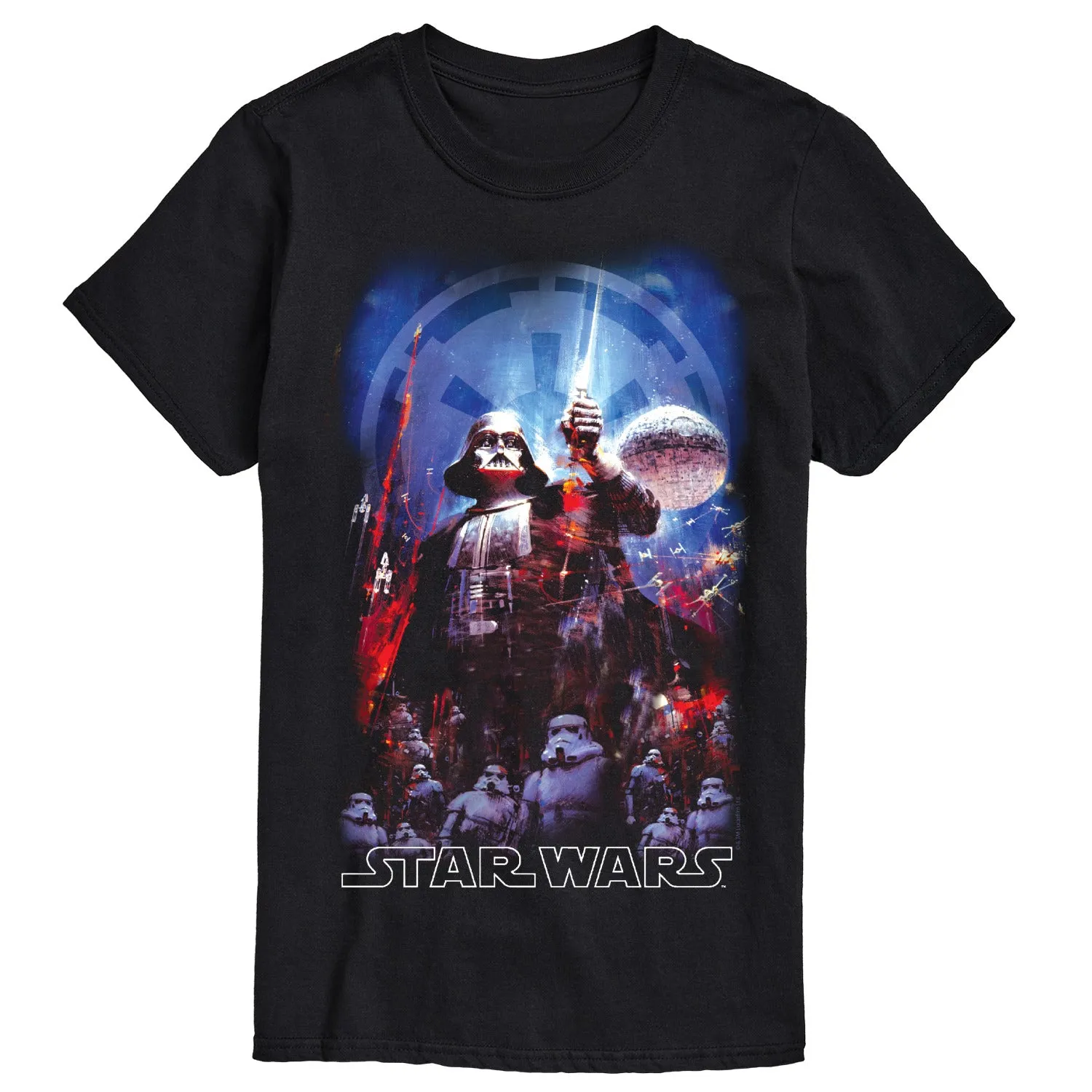 Star Wars - Classic Poster - Men's Short Sleeve Graphic T-Shirt sold by Zulily