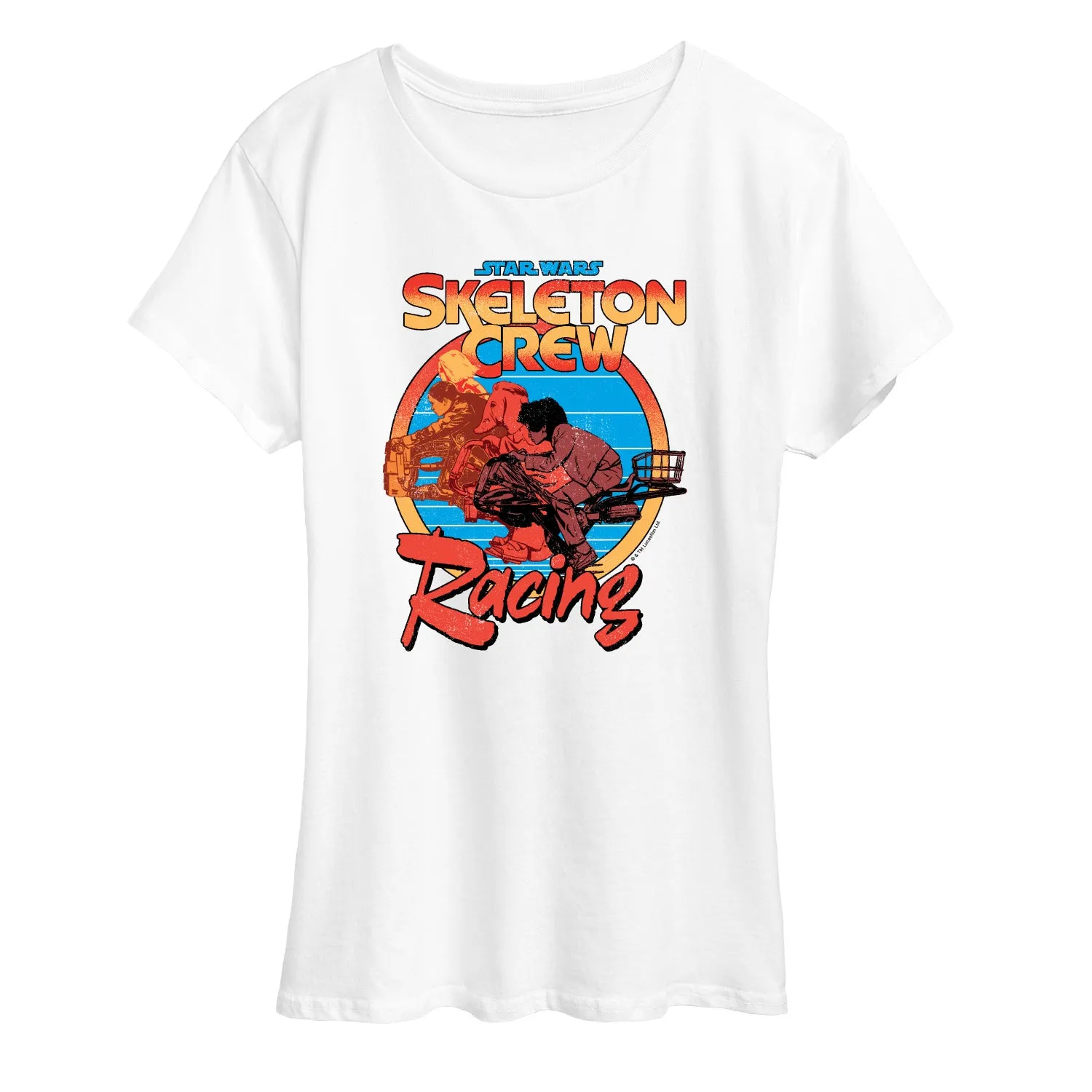 Star Wars: Skeleton Crew - Racing - Women's Short Sleeve Graphic T-Shirt sold by Zulily