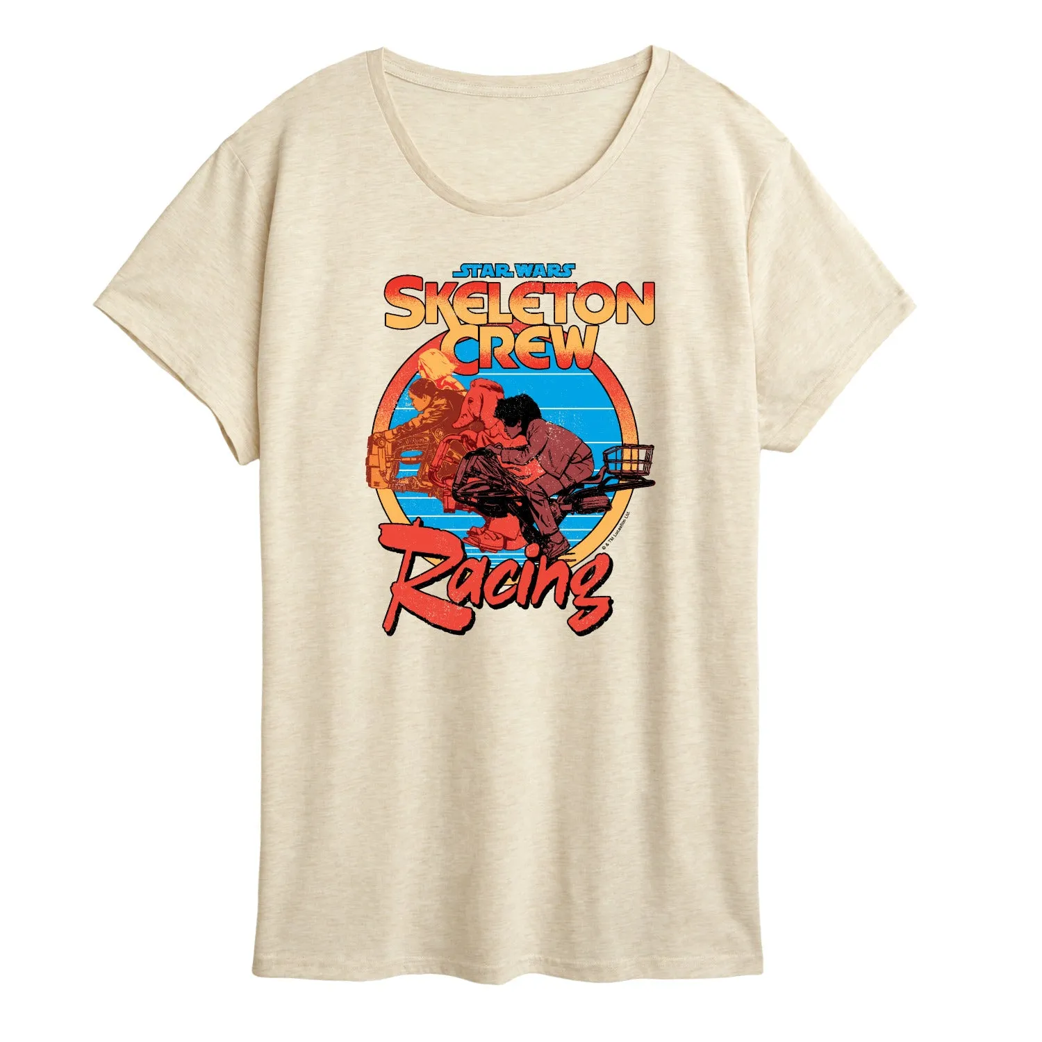 Star Wars: Skeleton Crew - Racing - Women's Short Sleeve Graphic T-Shirt sold by Zulily product image thumbnail 2