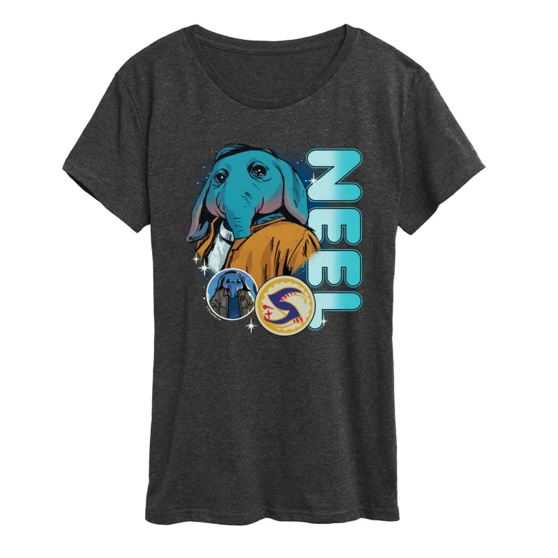 Star Wars: Skeleton Crew - Neel Bootleg - Women's Short Sleeve Graphic T-Shirt made by Zulily