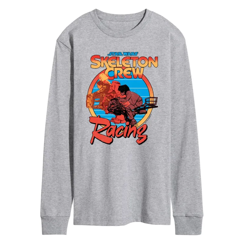 Star Wars: Skeleton Crew - Racing - Men's Long Sleeve Graphic T-Shirt sold by Zulily